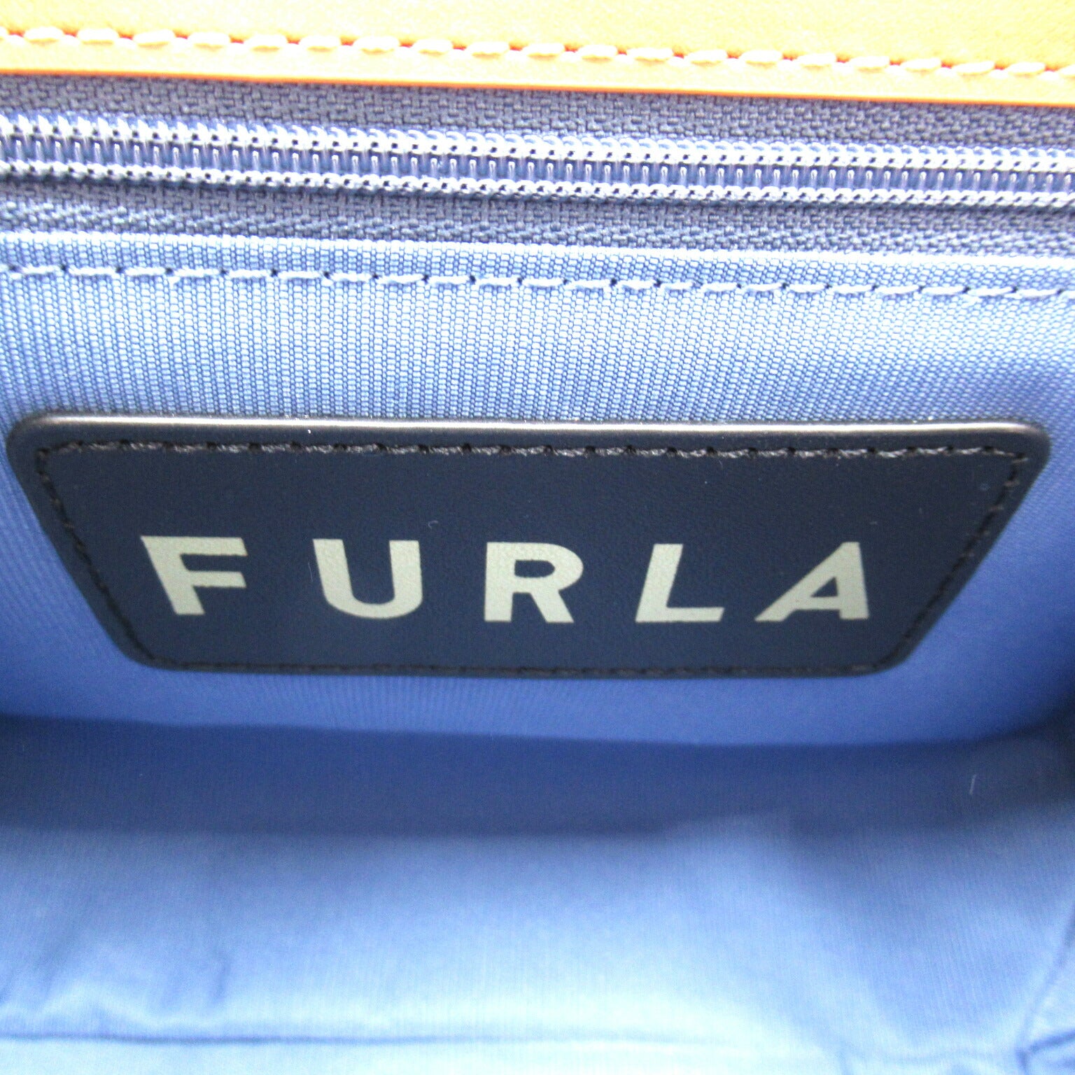 Furla Denim Leather 2way Shoulder Bag