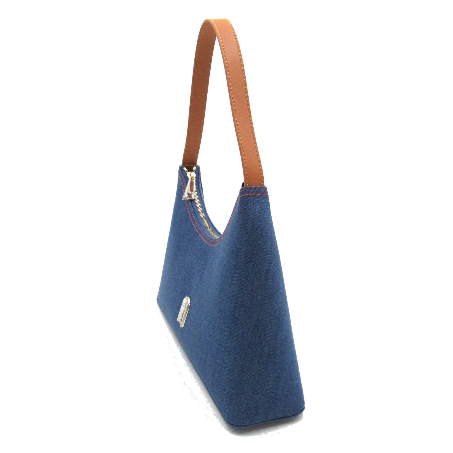 Furla Denim Shoulder Bag Blue