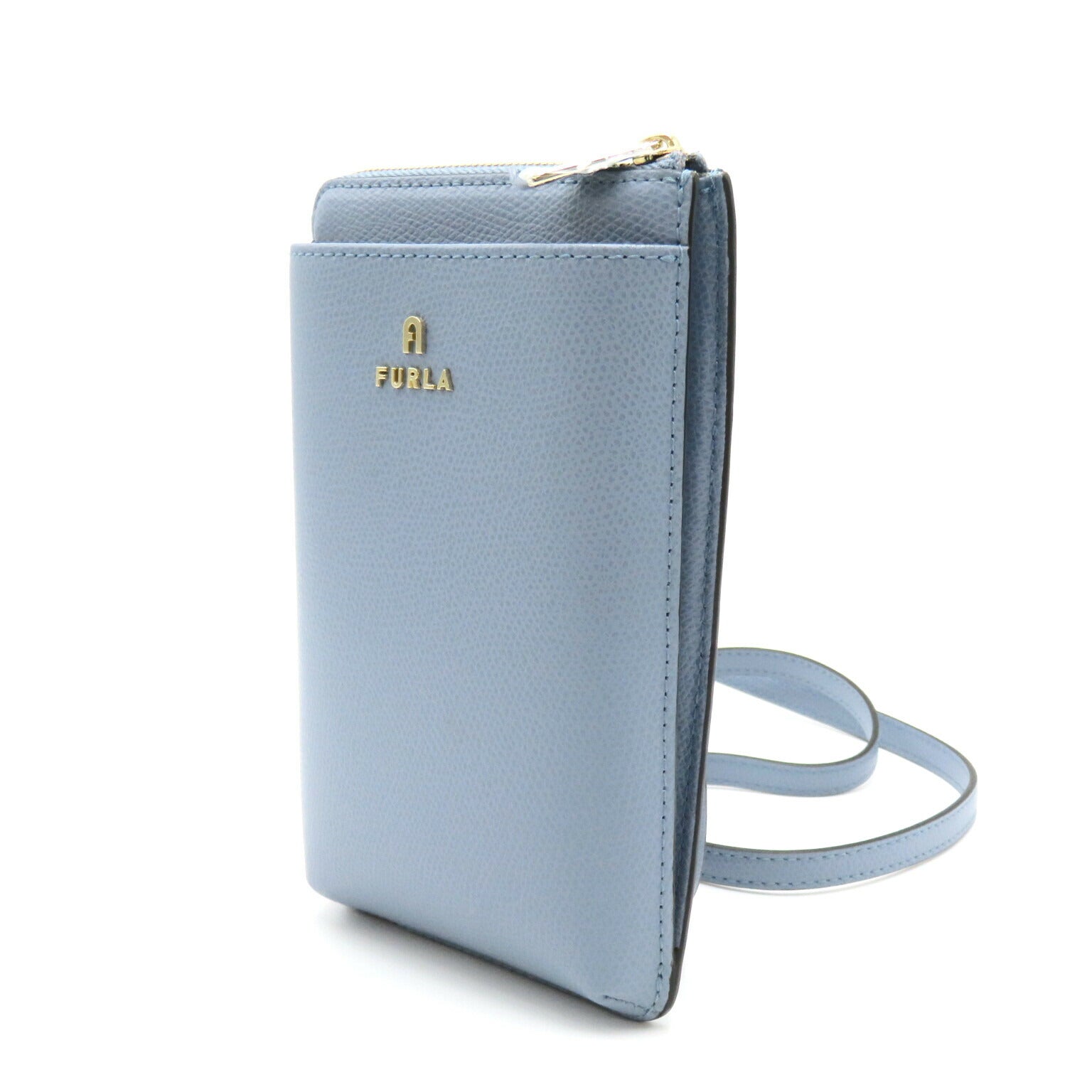 Furla Leather Shoulder Bag Blue