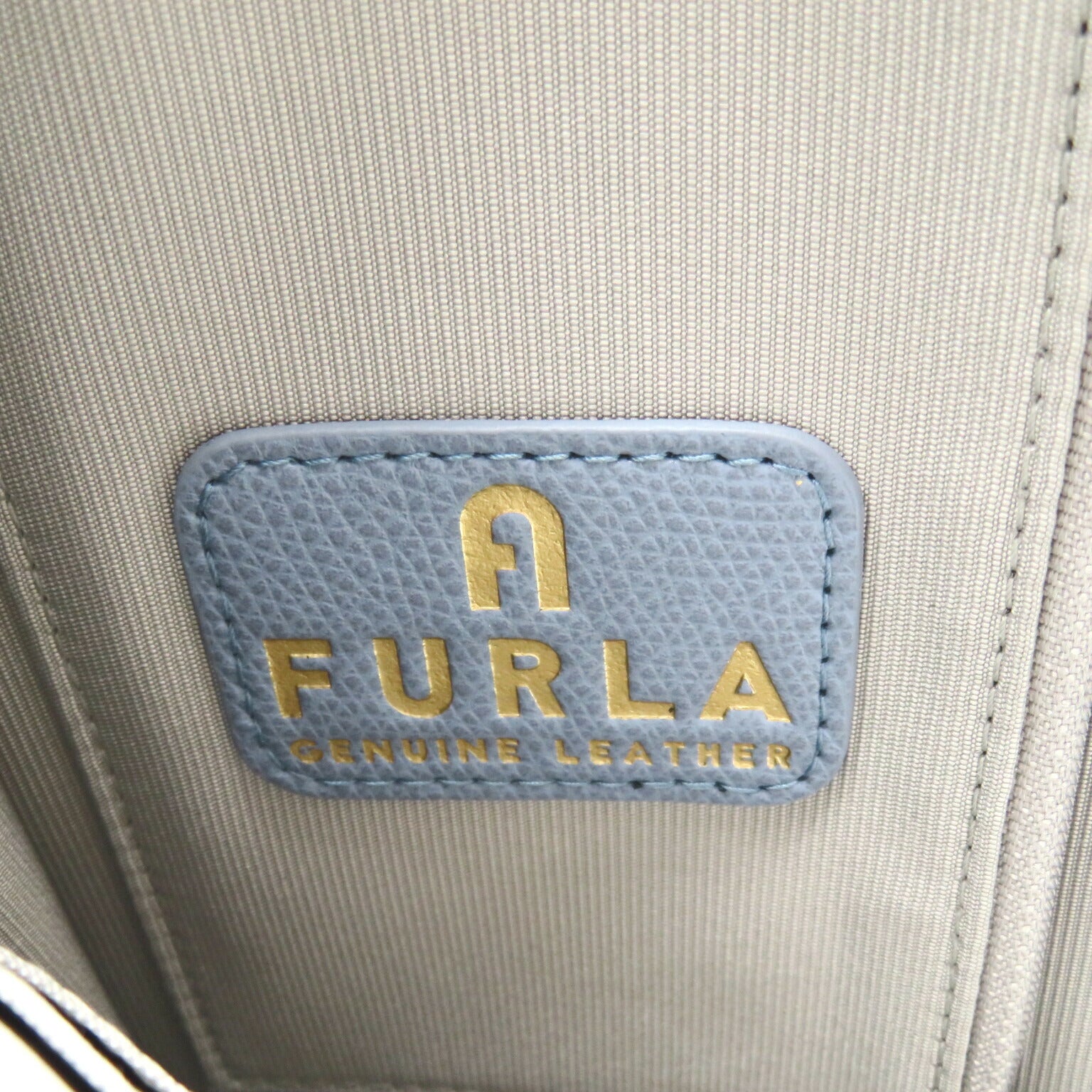 Furla Leather Shoulder Bag Blue