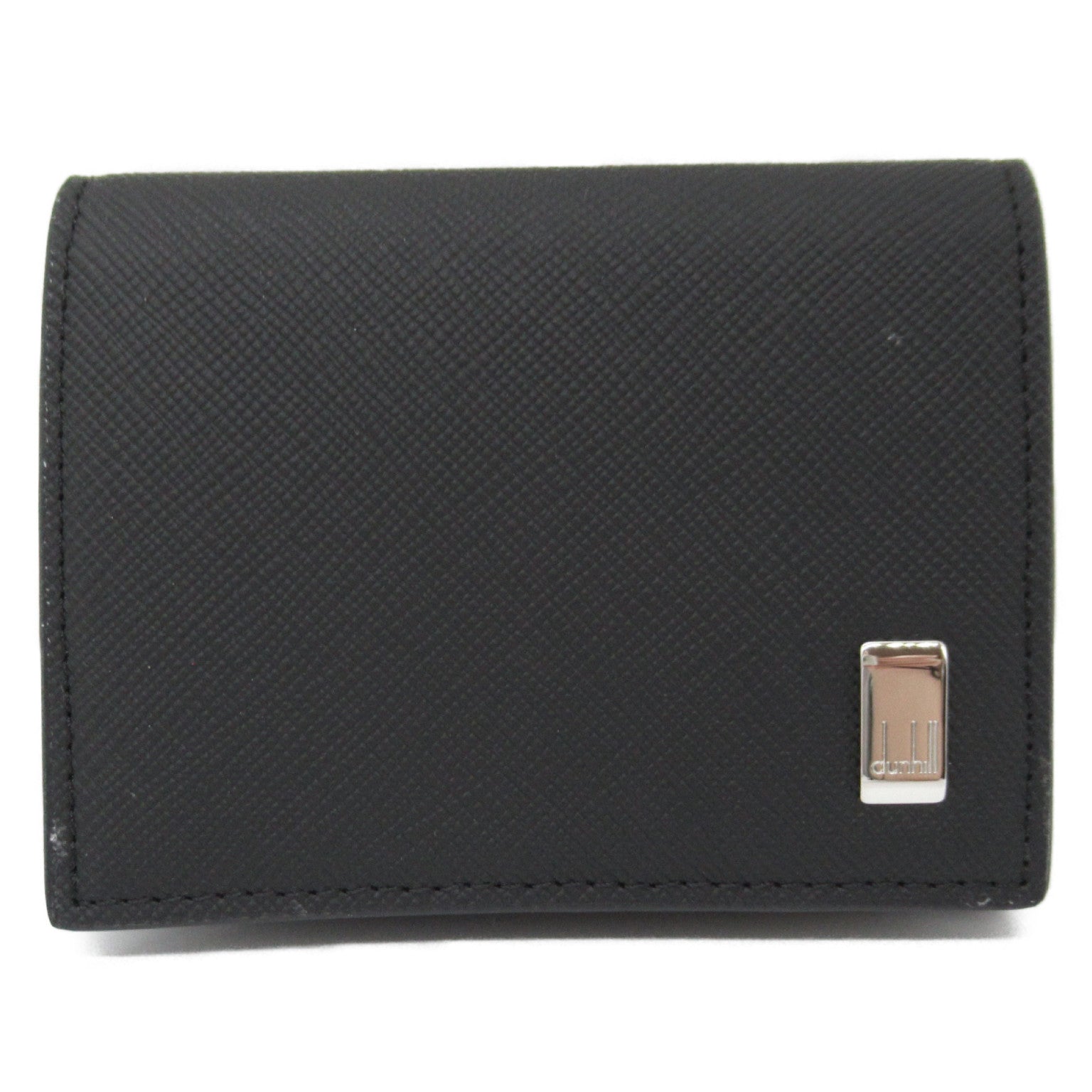 Dunhill Leather Coin Case Wallet Black