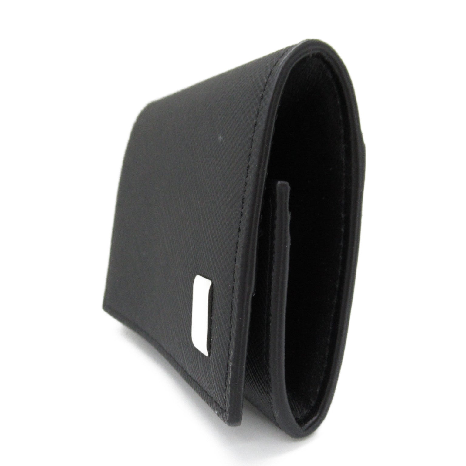 Dunhill Leather Coin Case Wallet Black