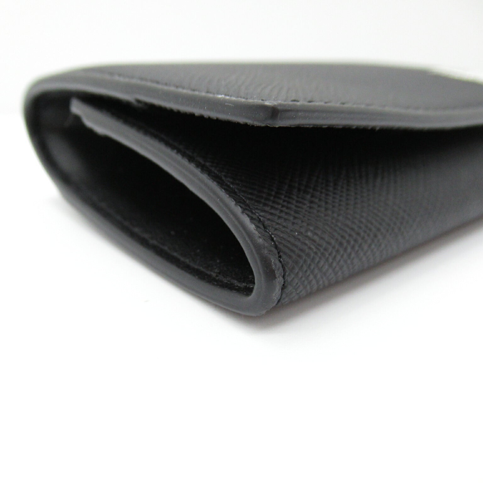 Dunhill Leather Coin Case Wallet Black