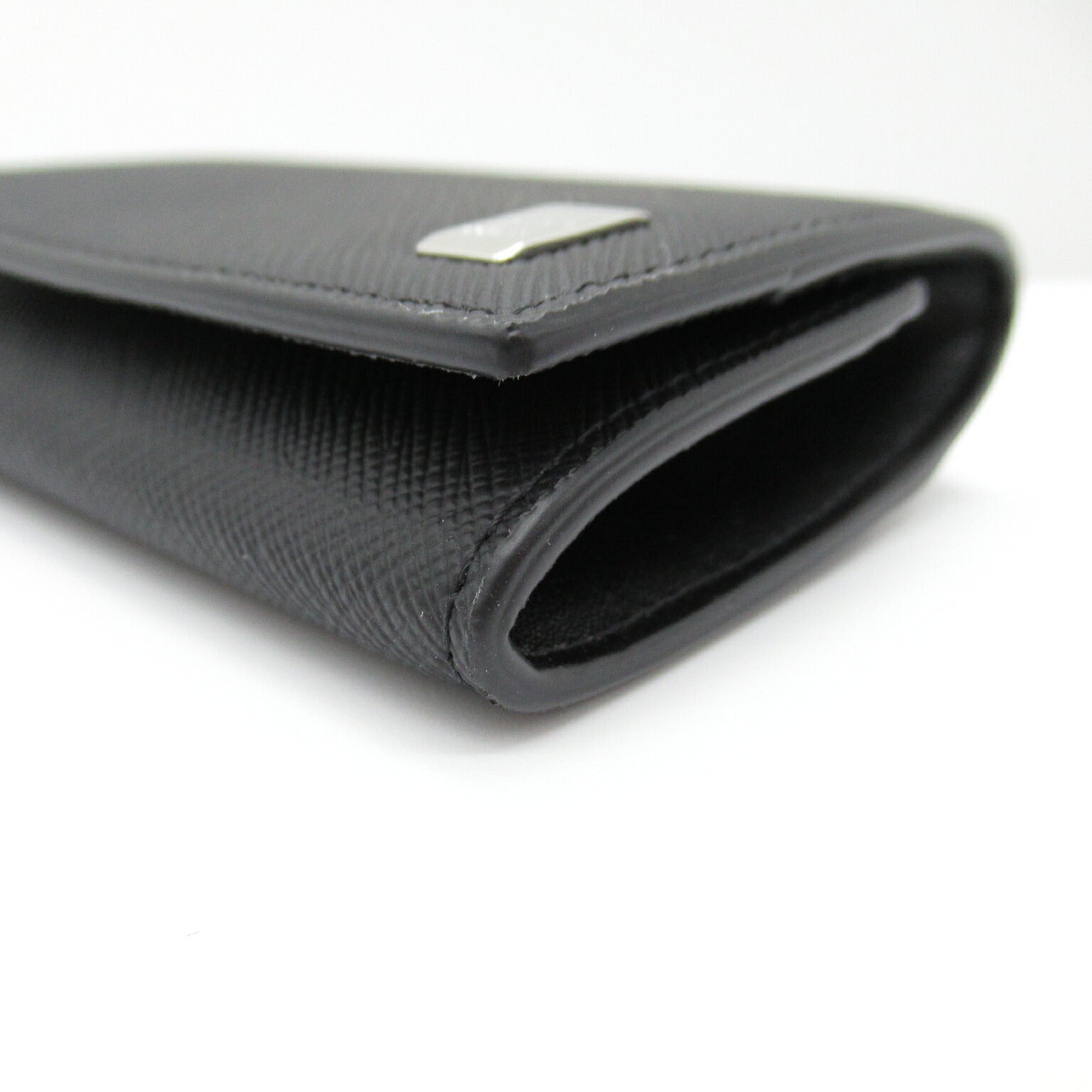 Dunhill Leather Coin Case Wallet Black