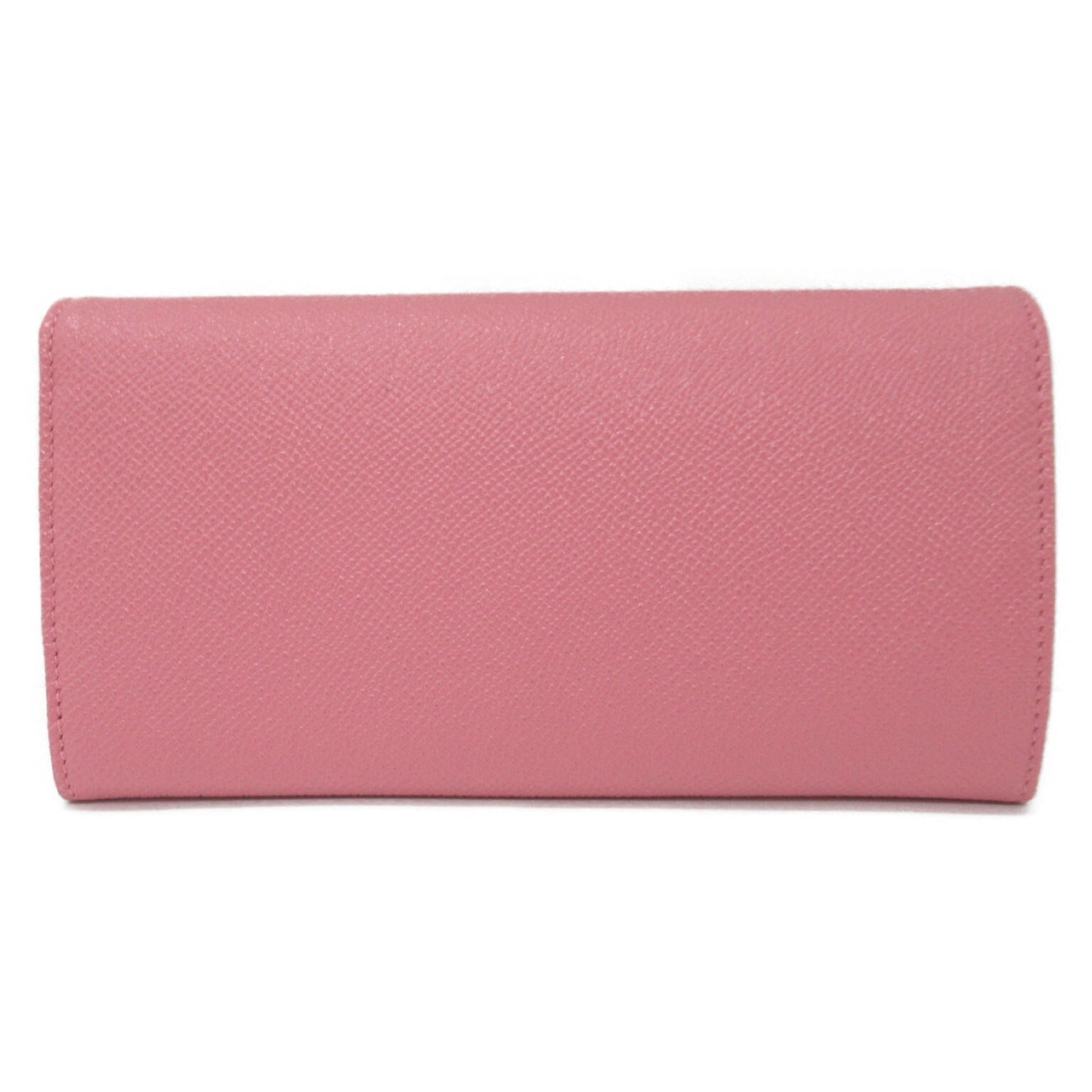 Bvlgari Bifold Long Wallet Leather Pink