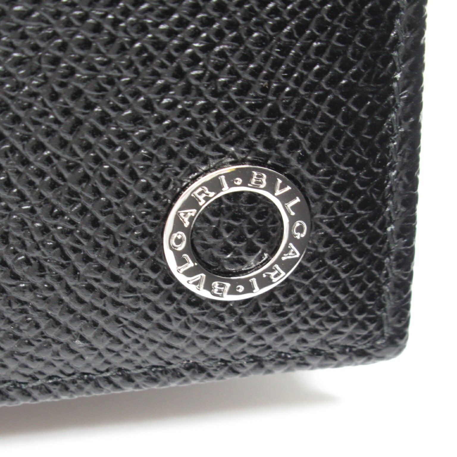 Bvlgari Leather Bifold Long Wallet 30398