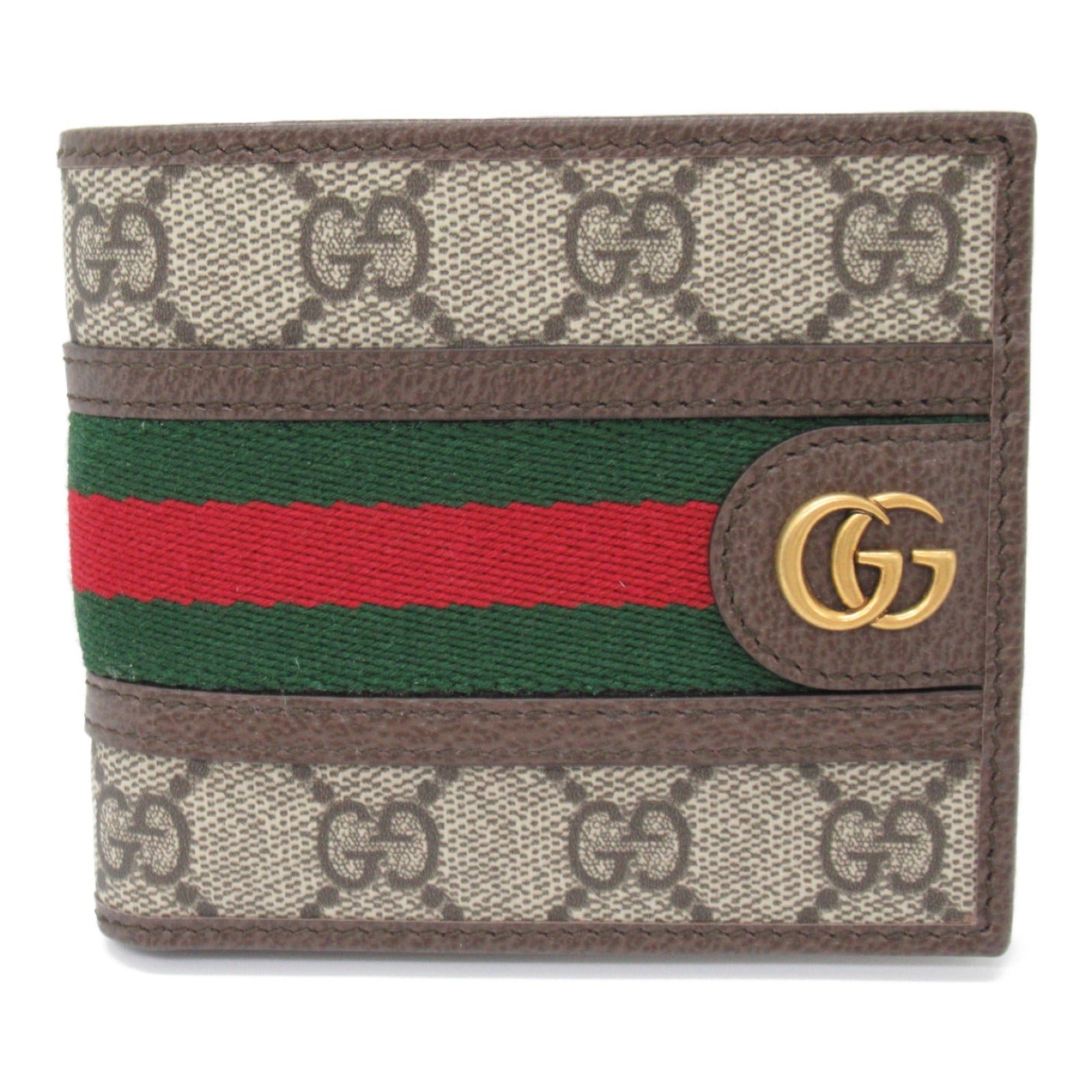 Gucci GG Supreme Canvas Bifold Wallet Beige