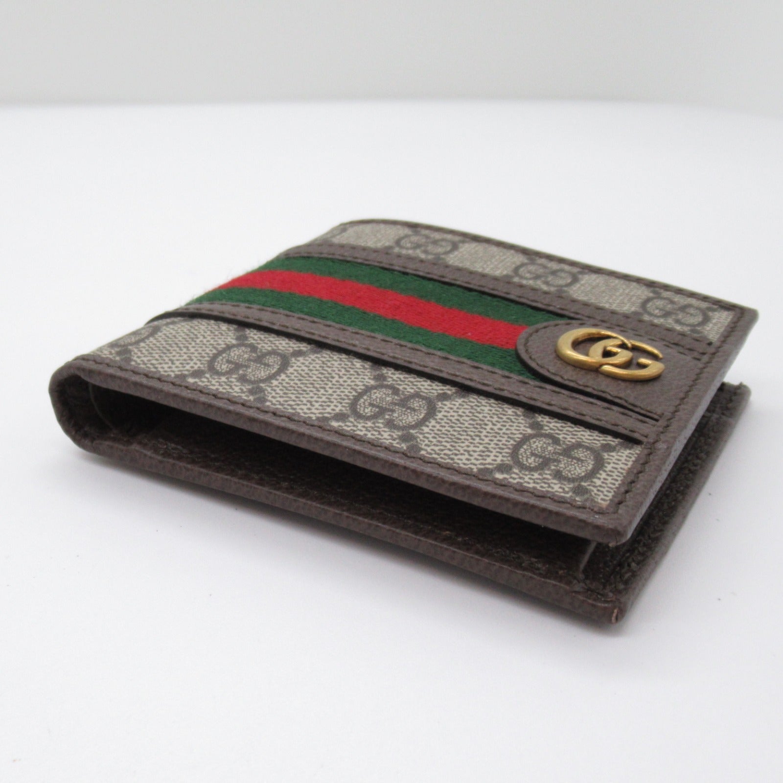 Gucci GG Supreme Canvas Bifold Wallet Beige