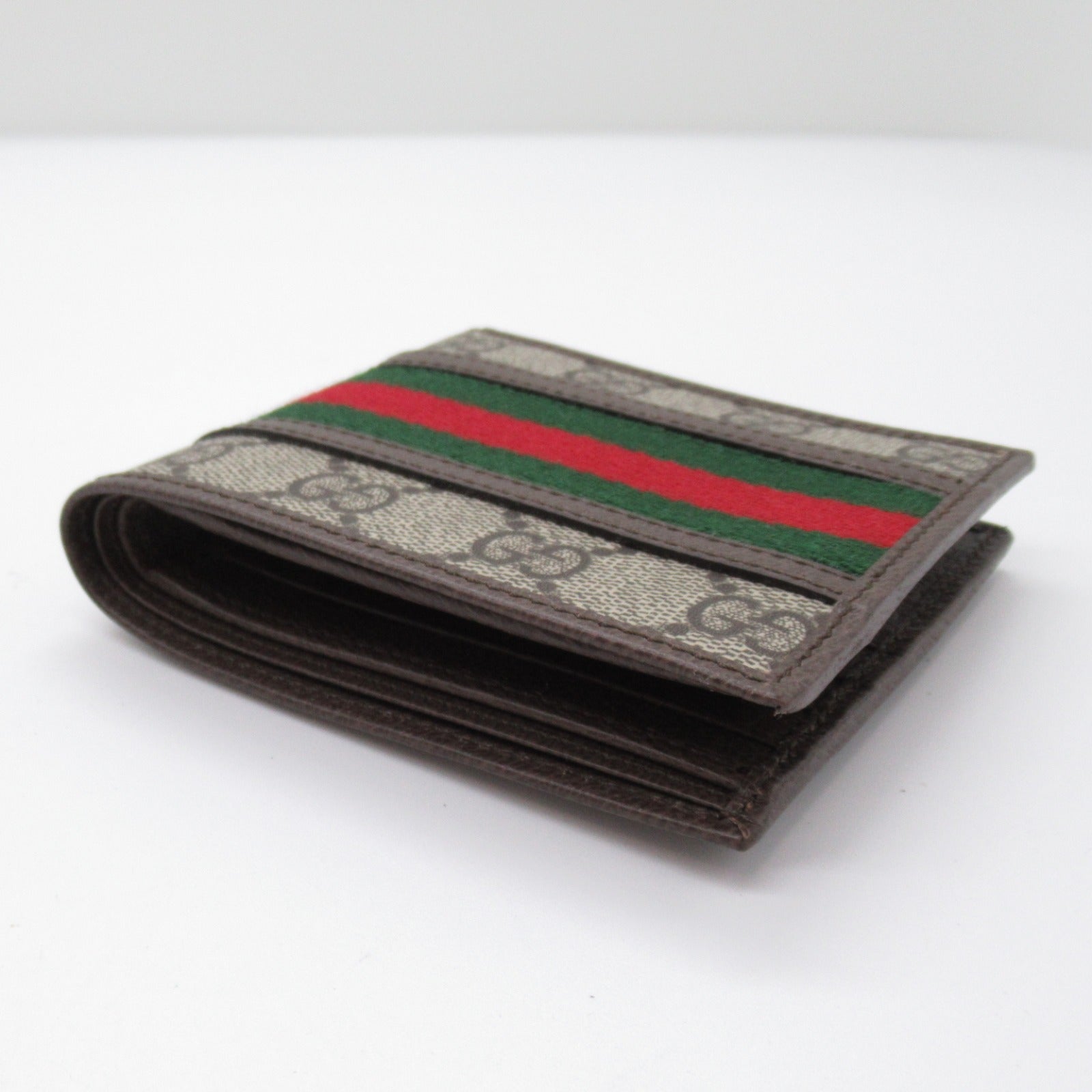 Gucci GG Supreme Canvas Bifold Wallet Beige