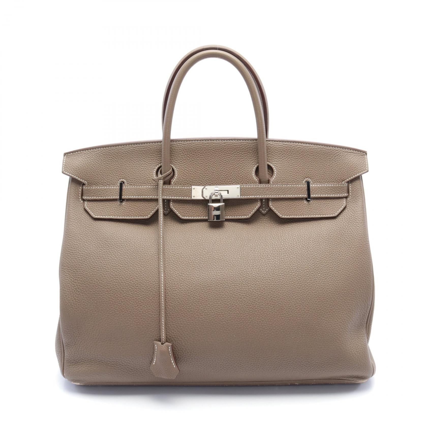 Hermes Birkin 40 Etoupe Togo Handbag