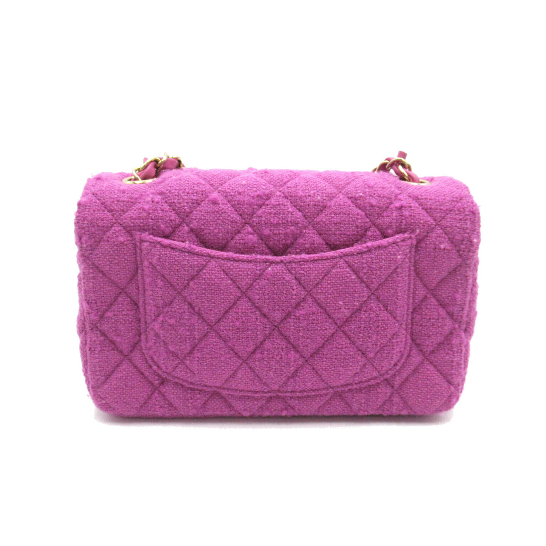 Chanel Tweed Mini Matelasse Shoulder Bag