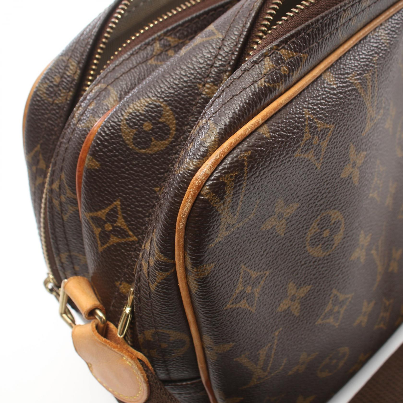 Louis Vuitton Reporter PM Shoulder Bag Brown M45254