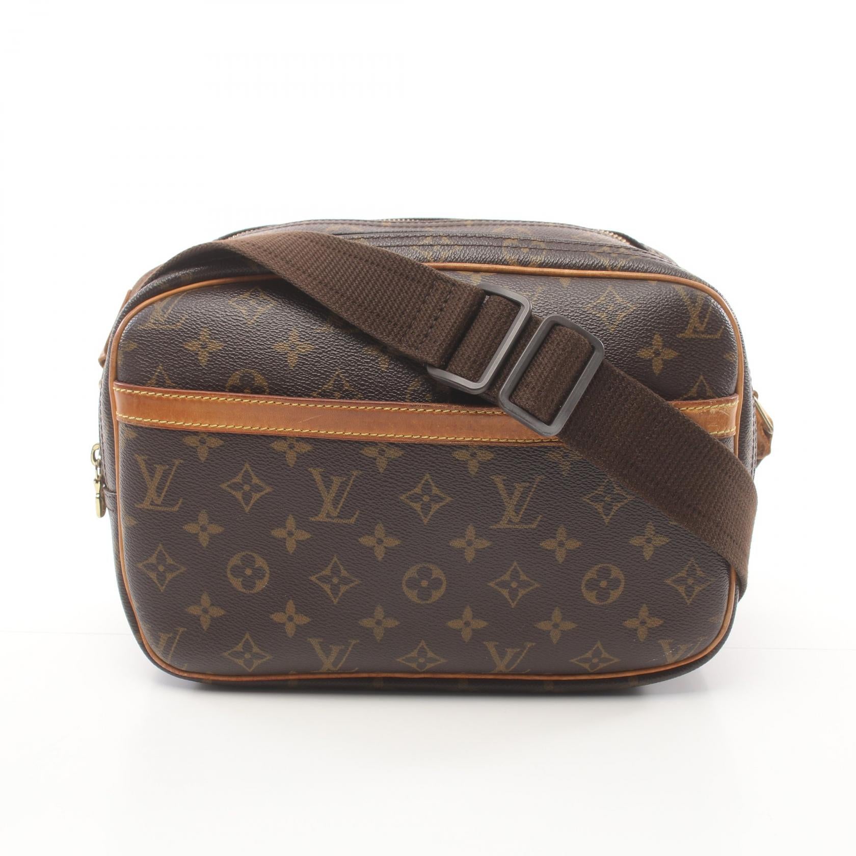 Louis Vuitton Reporter PM Shoulder Bag Brown M45254