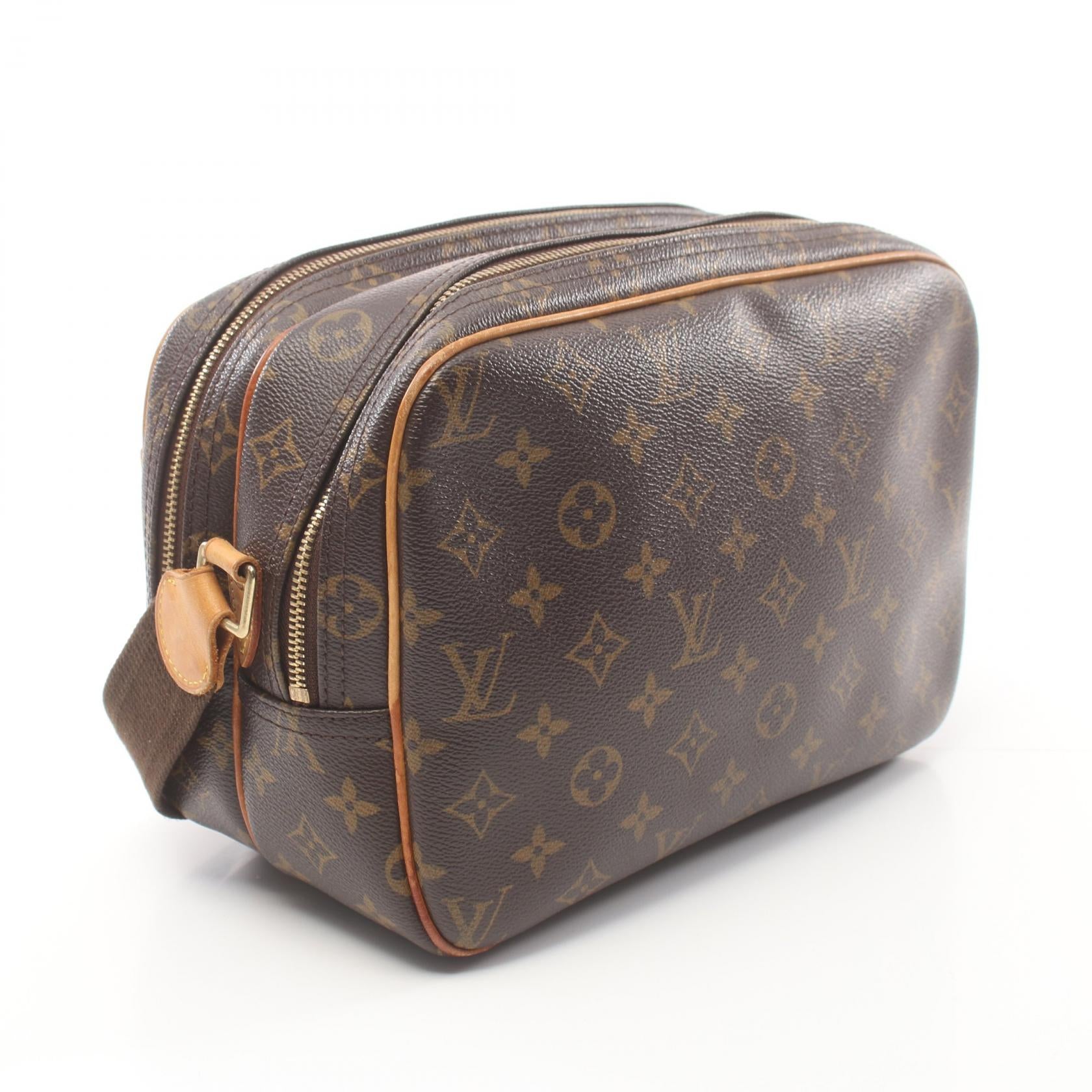 Louis Vuitton Reporter PM Shoulder Bag Brown M45254