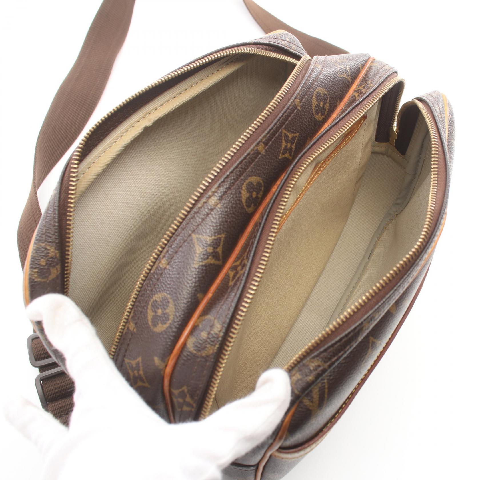 Louis Vuitton Reporter PM Shoulder Bag Brown M45254