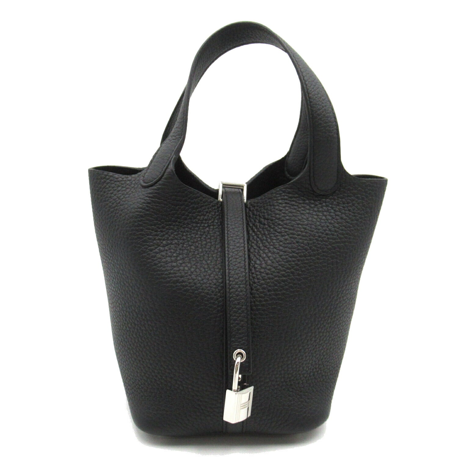 Hermes Picotin Lock PM Handbag Black Leather