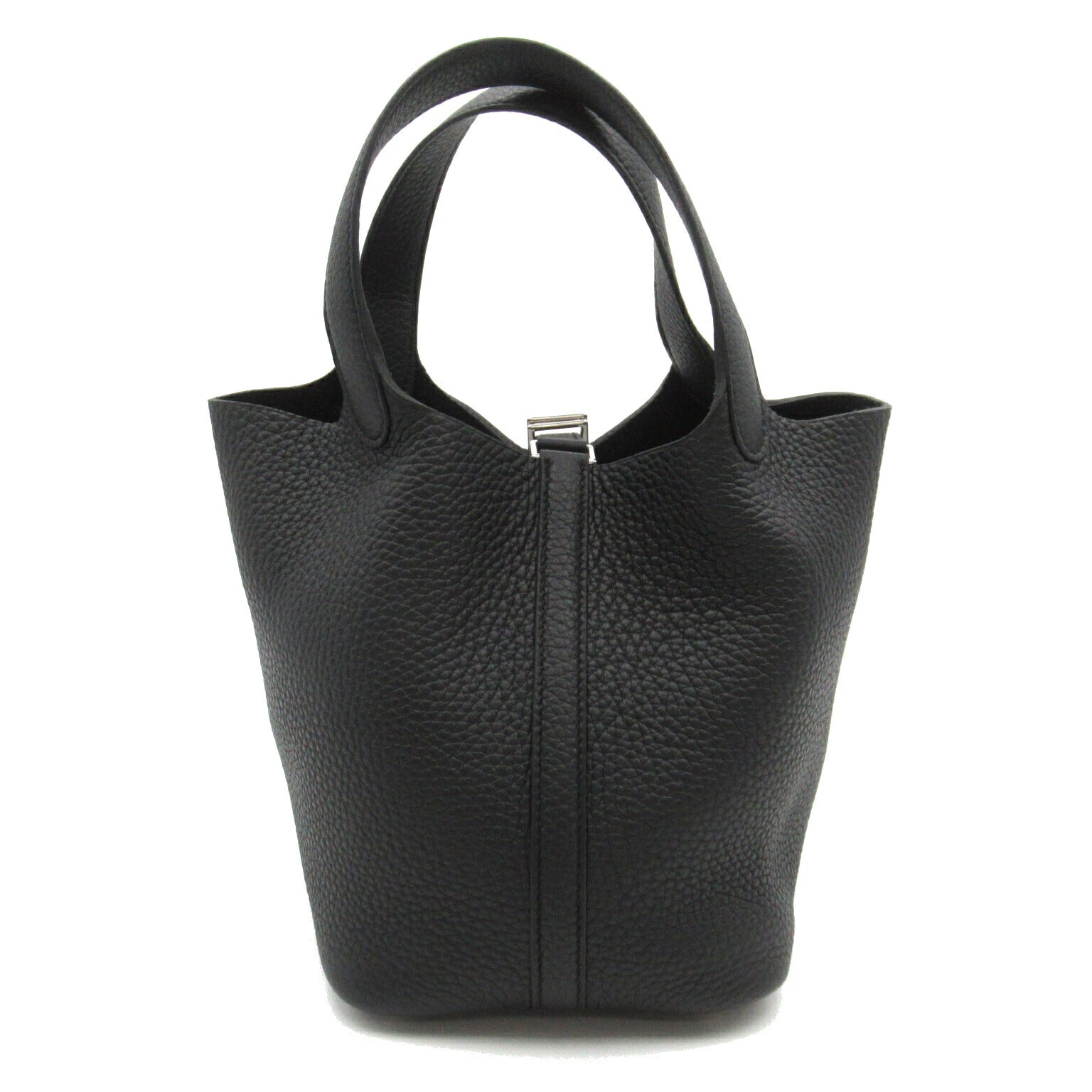 Hermes Picotin Lock PM Handbag Black Leather