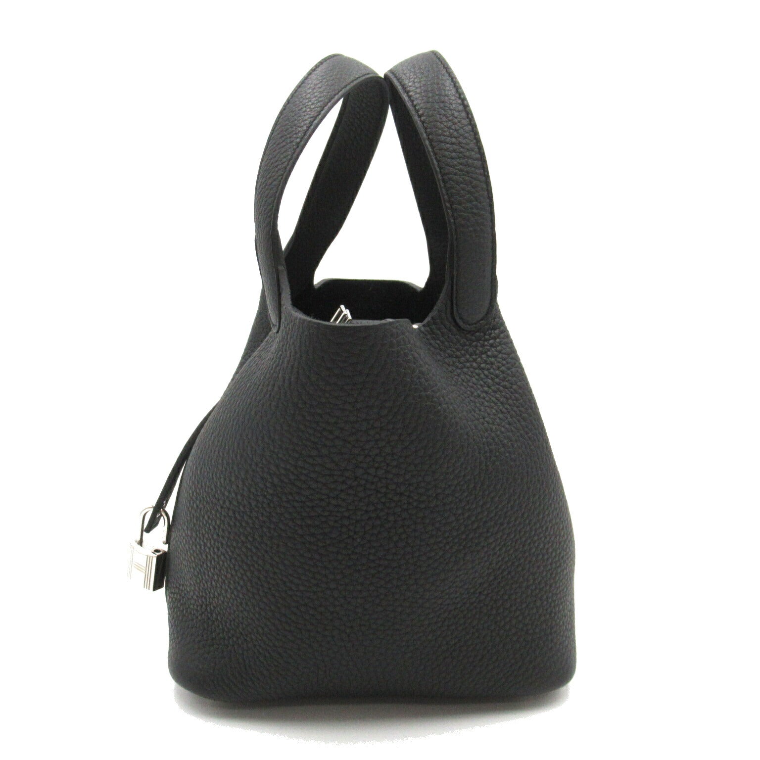 Hermes Picotin Lock PM Handbag Black Leather