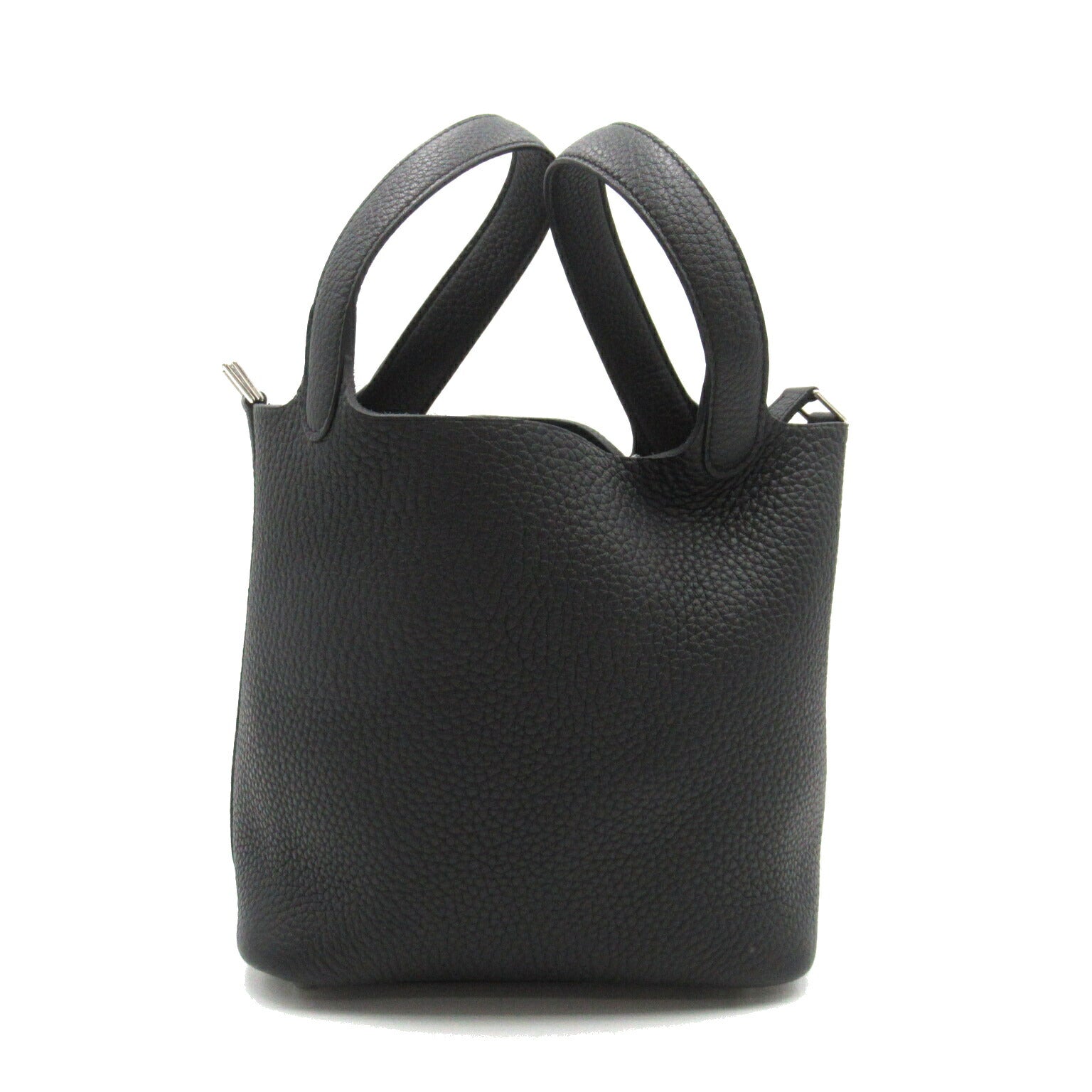 Hermes Picotin Lock PM Handbag Black Leather