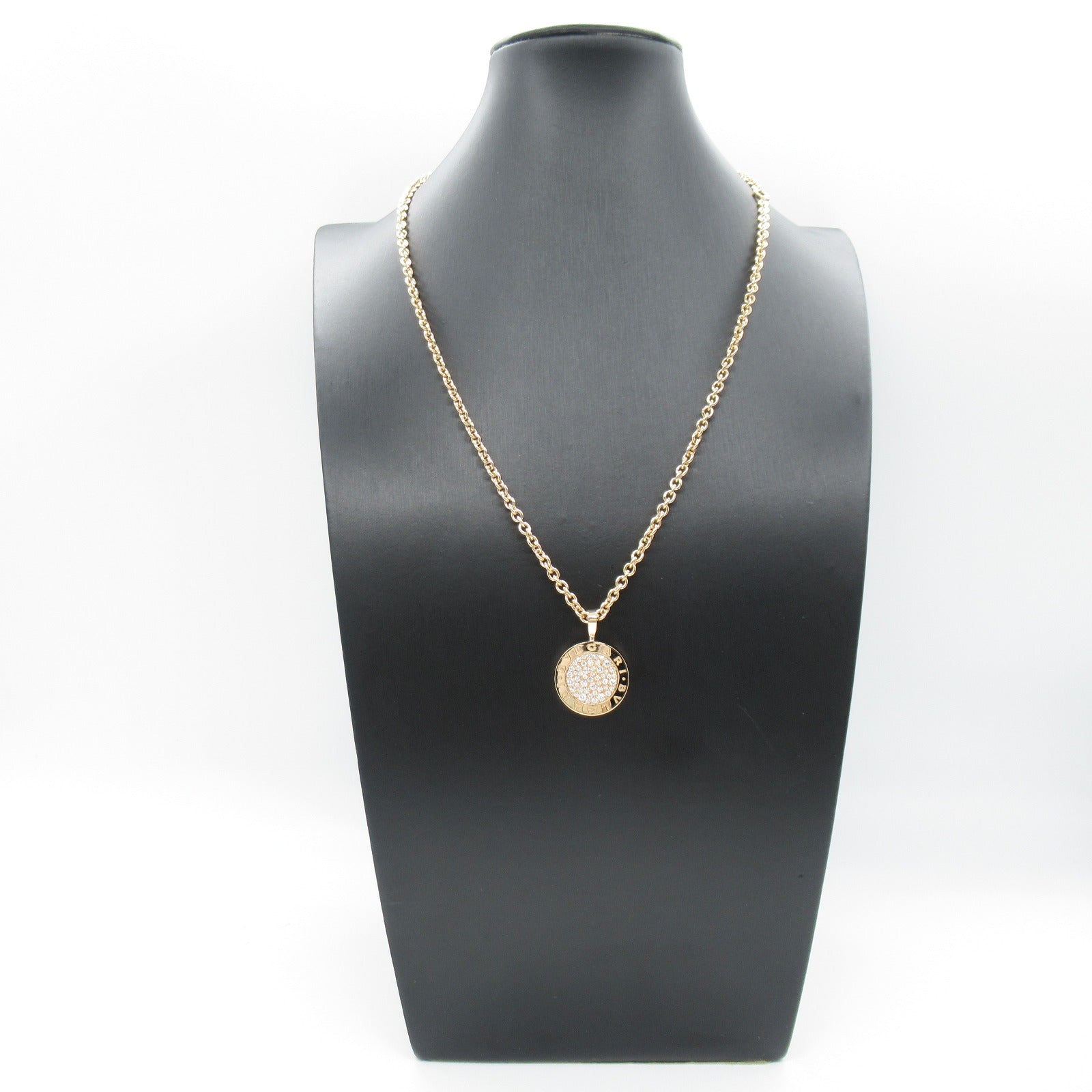 Bvlgari Pink Gold Diamond Necklace 345277