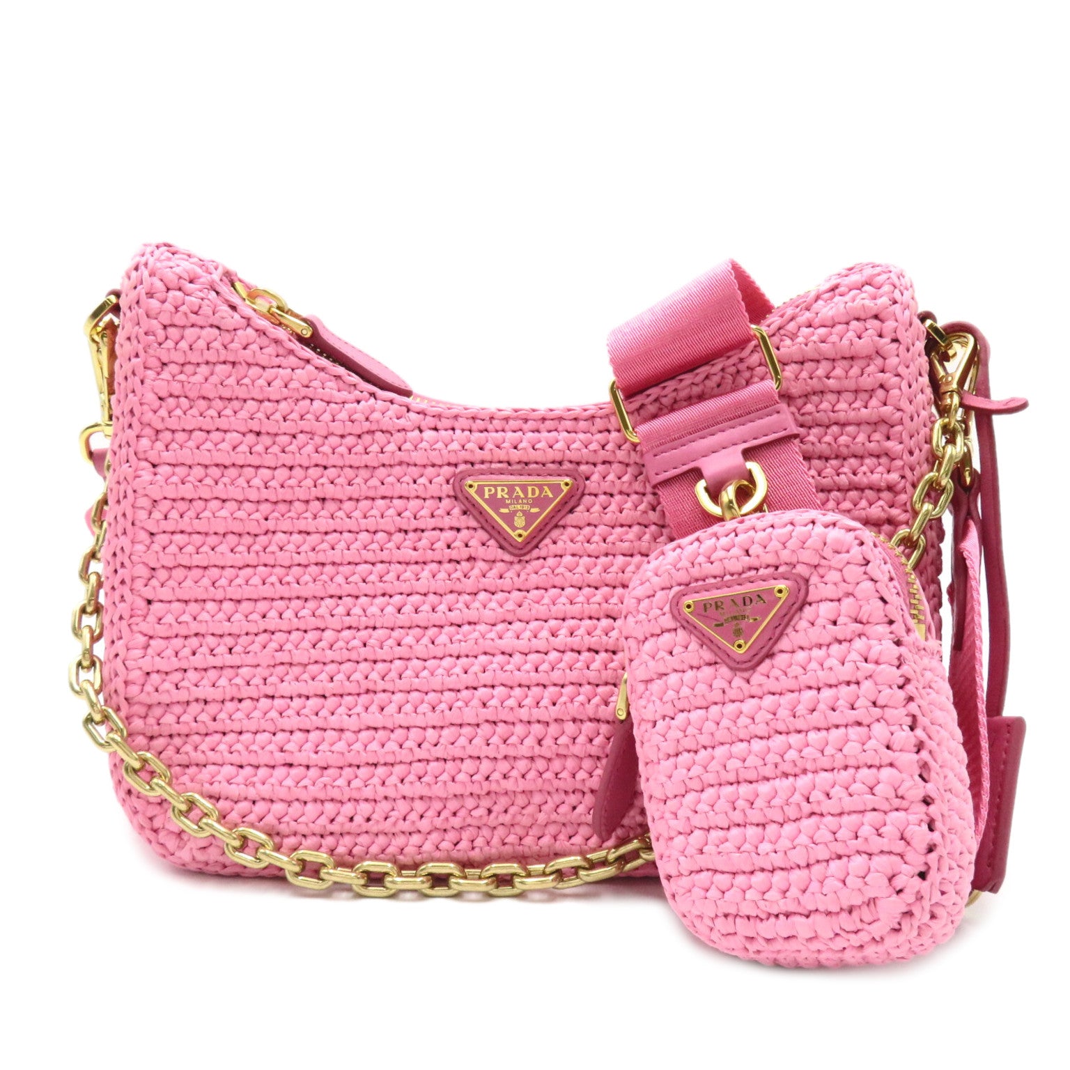 Prada Re-Edition 2way Shoulder Bag Pink