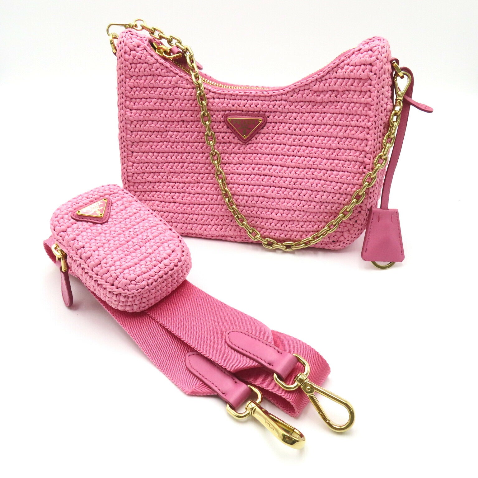 Prada Re-Edition 2way Shoulder Bag Pink