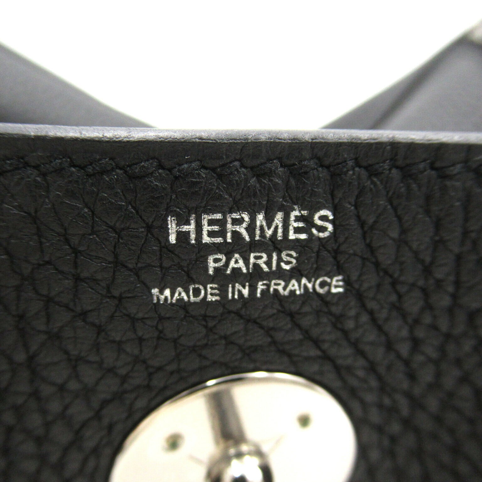 Hermes Lindy 26 Handbag Black Calf Leather