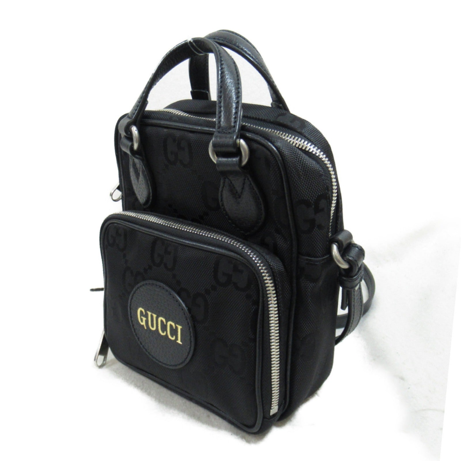 Gucci Nylon Shoulder Bag Black 625850