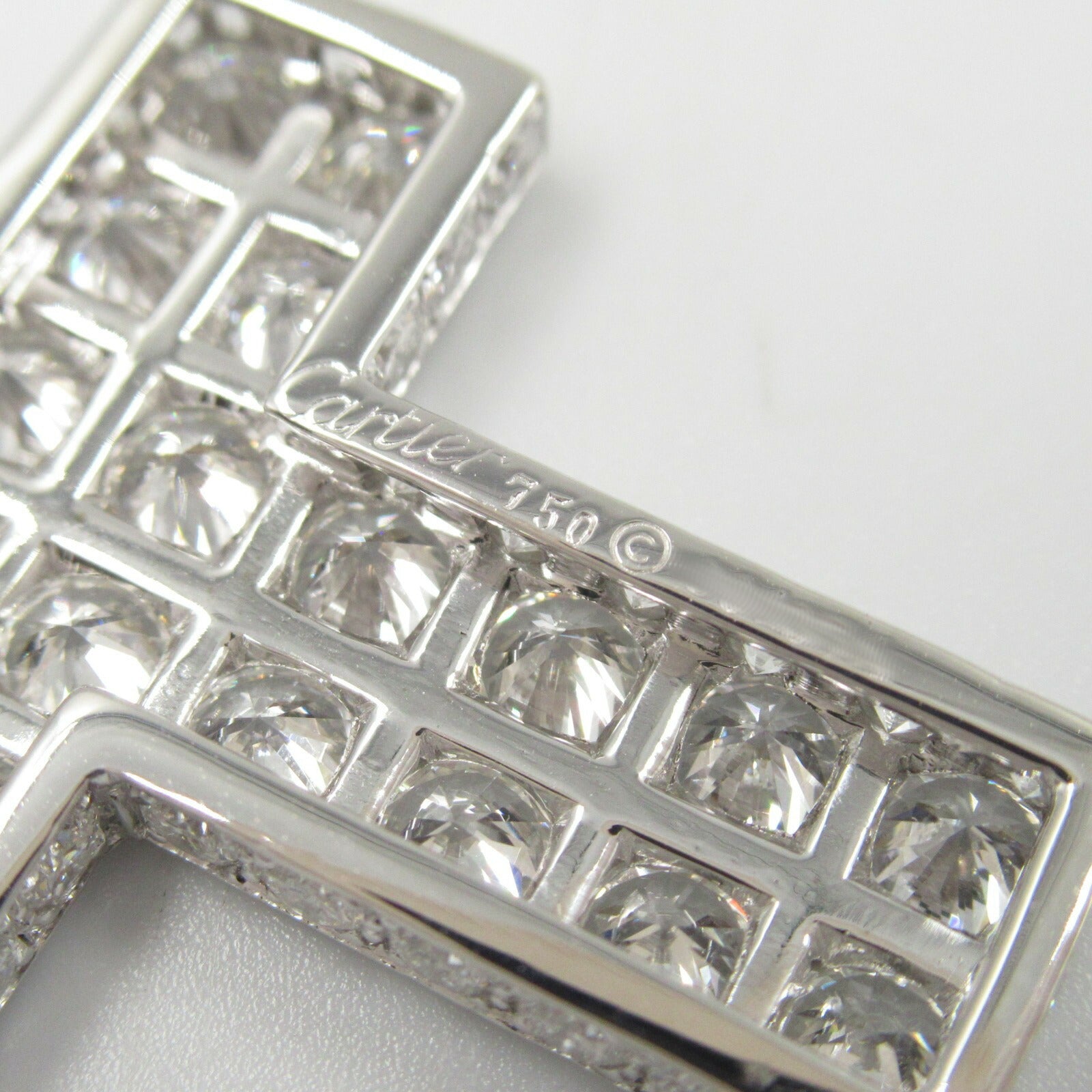 Cartier Diamond Pendant K18WG White Gold