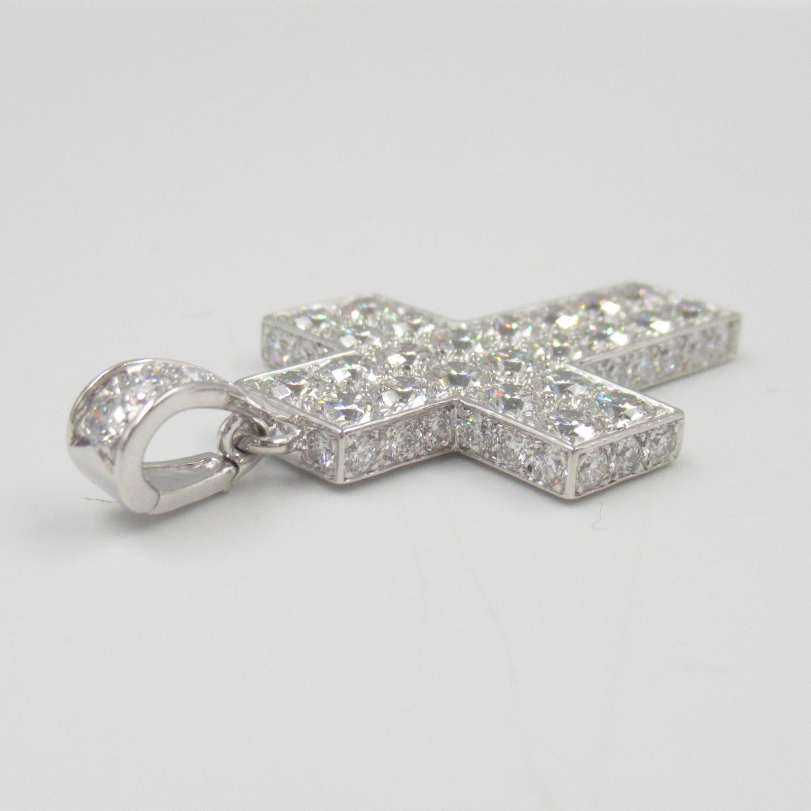 Cartier Diamond Pendant K18WG White Gold