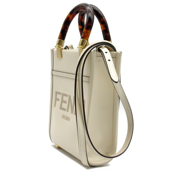 Fendi Sunshine Shopper Mini Leather Shoulder Bag 8BS051 in Great Condition