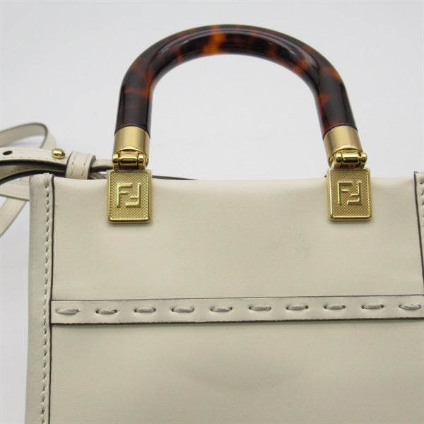 Fendi Sunshine Shopper Mini Leather Shoulder Bag 8BS051 in Great Condition