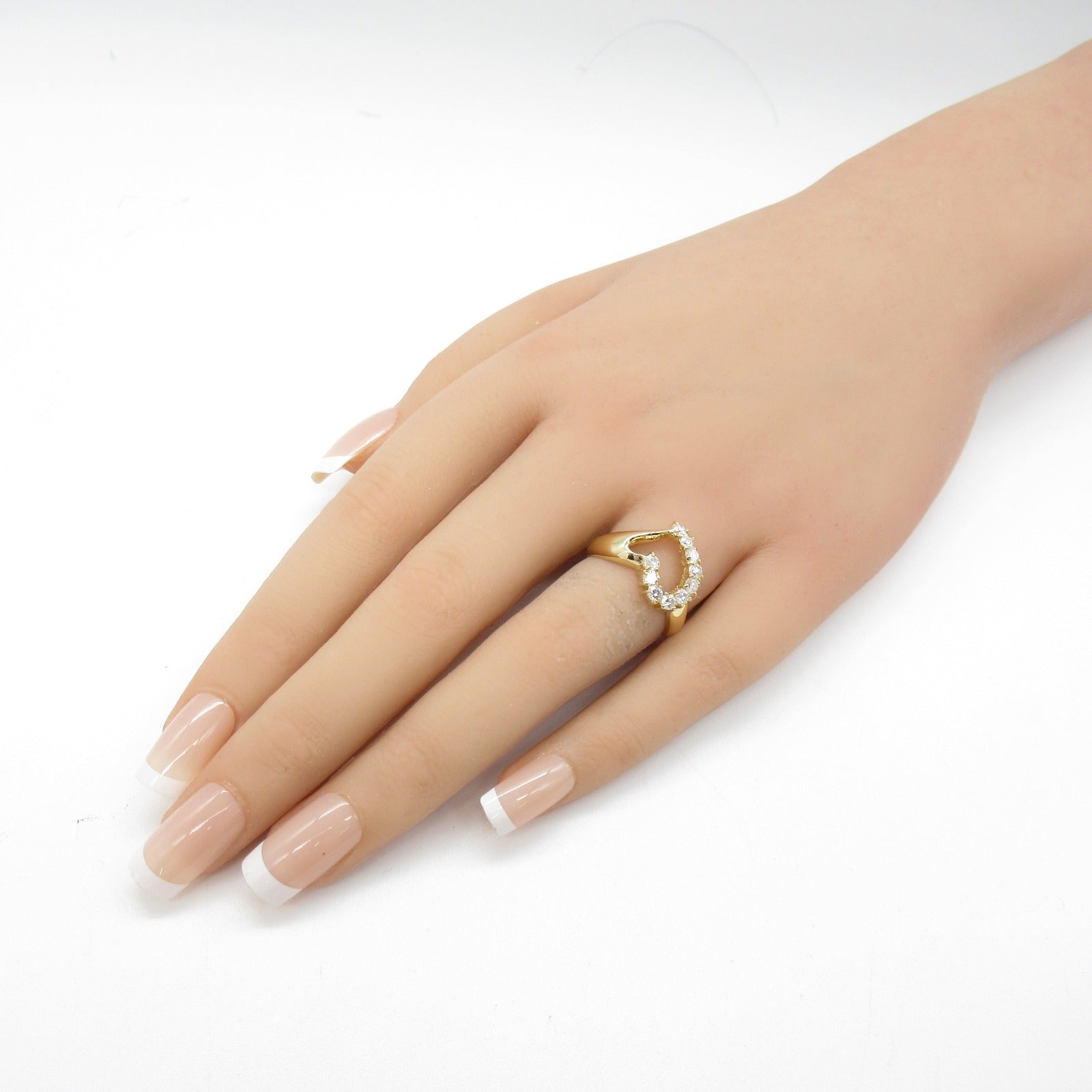 K18 Yellow Gold Diamond Ring Jewelry