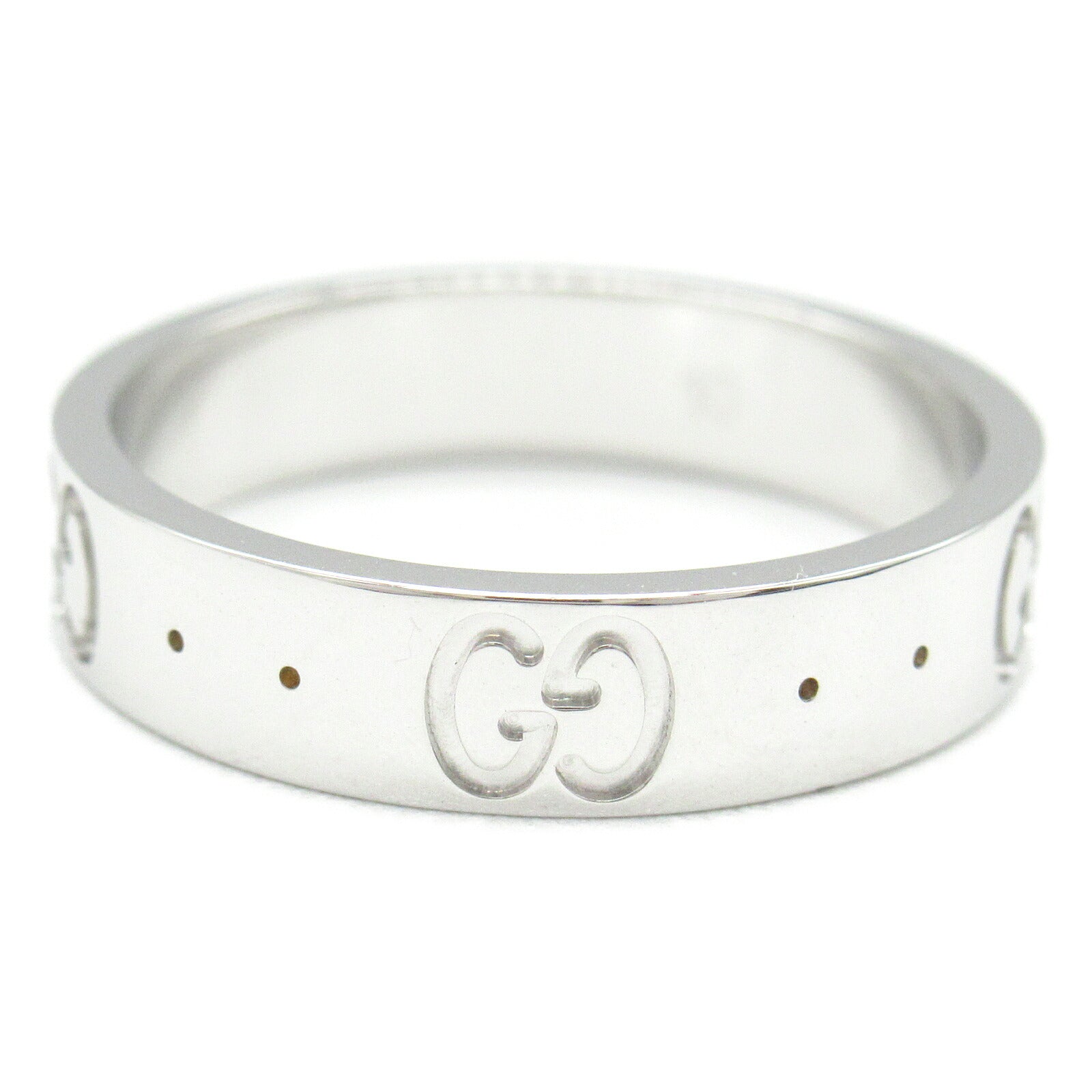 Gucci Icon Ring K18 White Gold Jewelry