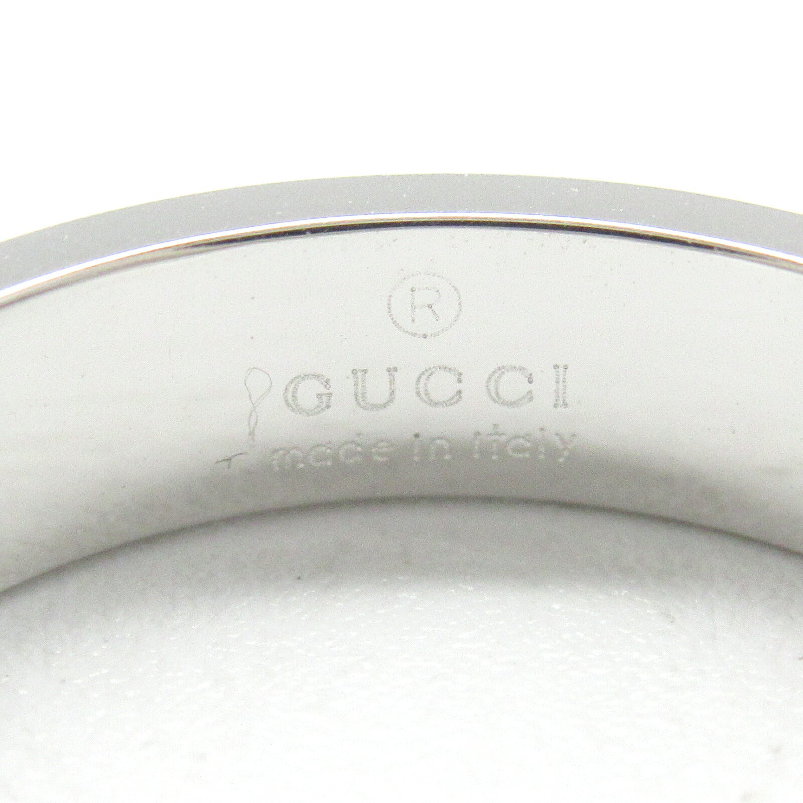 Gucci Icon Ring K18 White Gold Jewelry