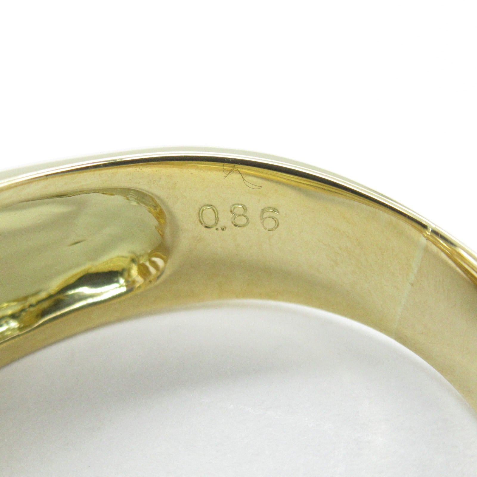 Diamond Ring K18 Yellow Gold Jewelry