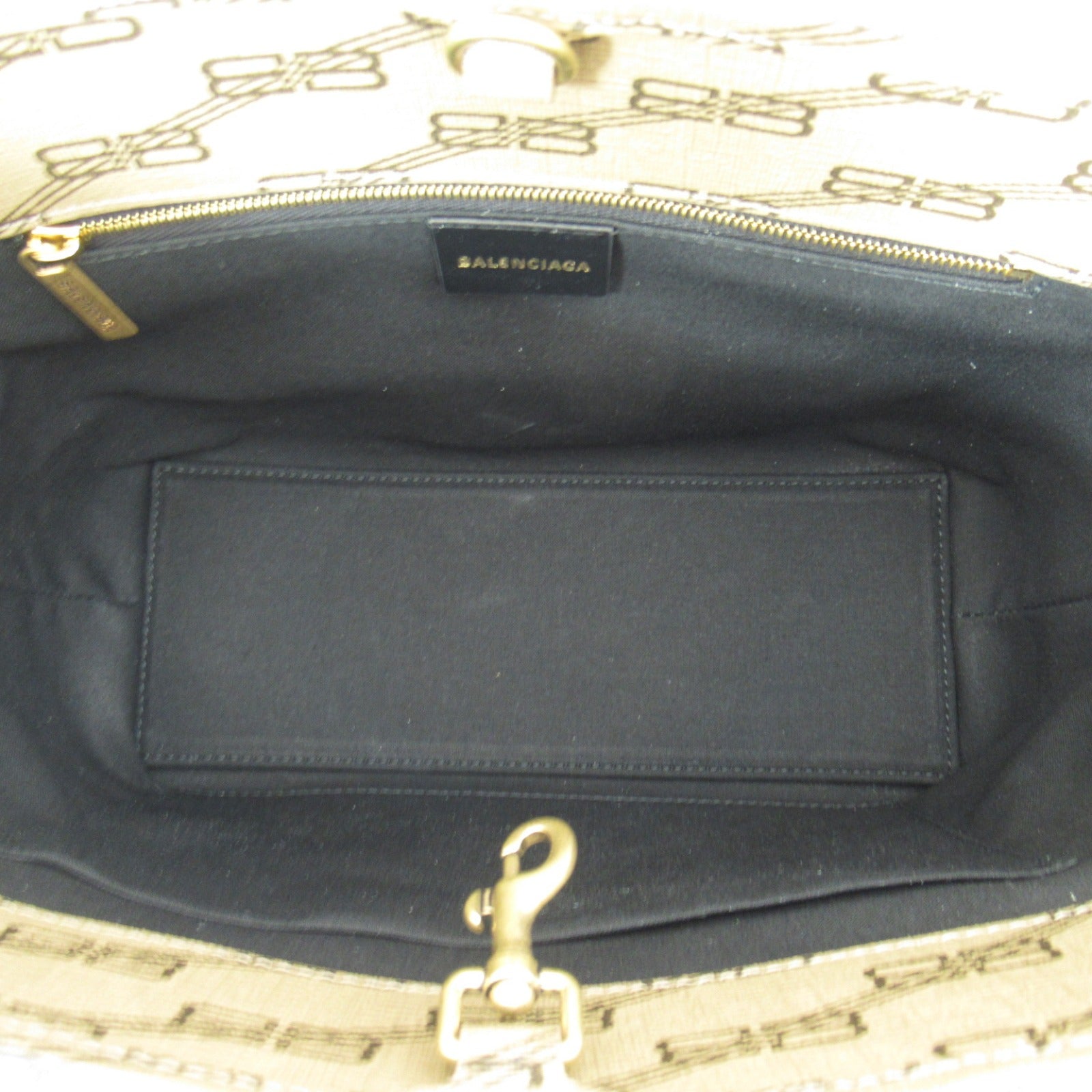 Balenciaga Signature 2way Shoulder Bag PVC Canvas