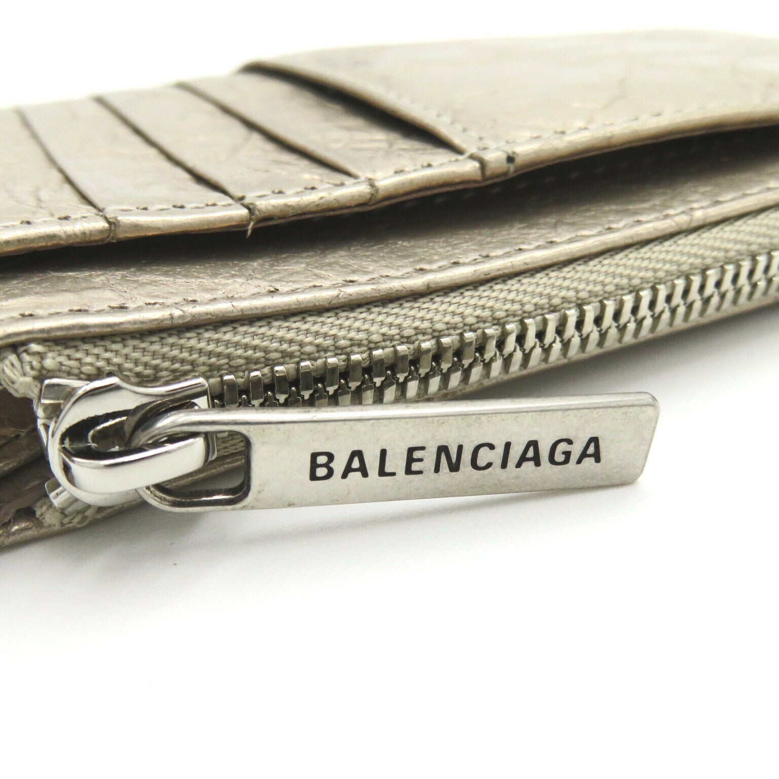 Balenciaga Monaco Long Coin & Card Holder Beige