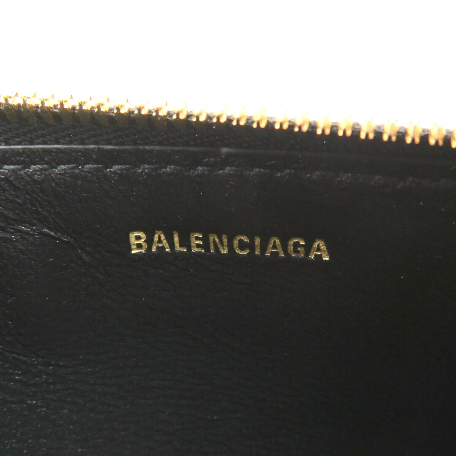 Balenciaga Leather Long Coin & Card Holder