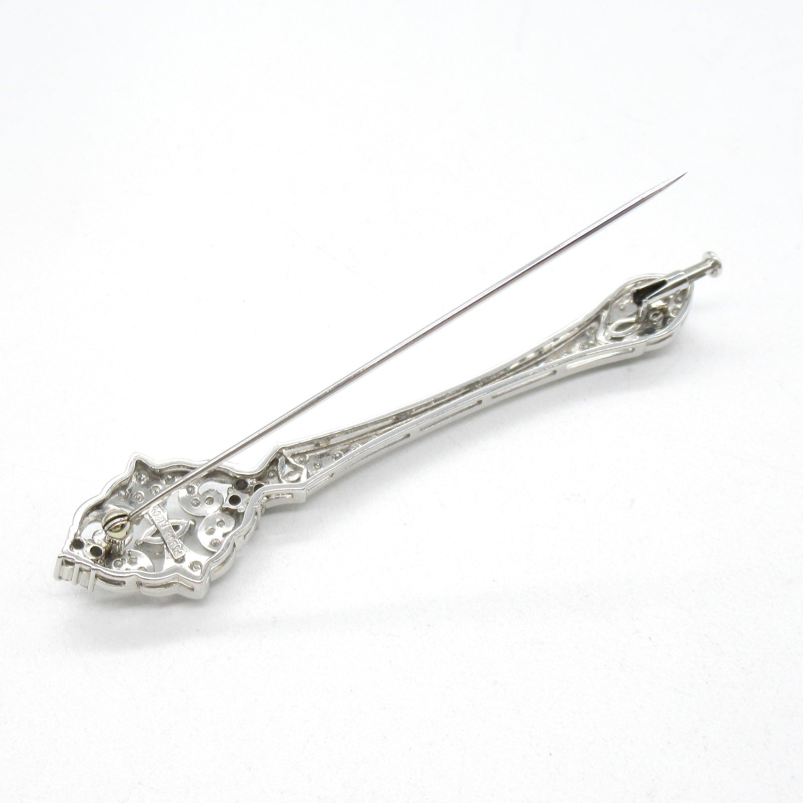 Platinum Diamond Brooch Jewelry