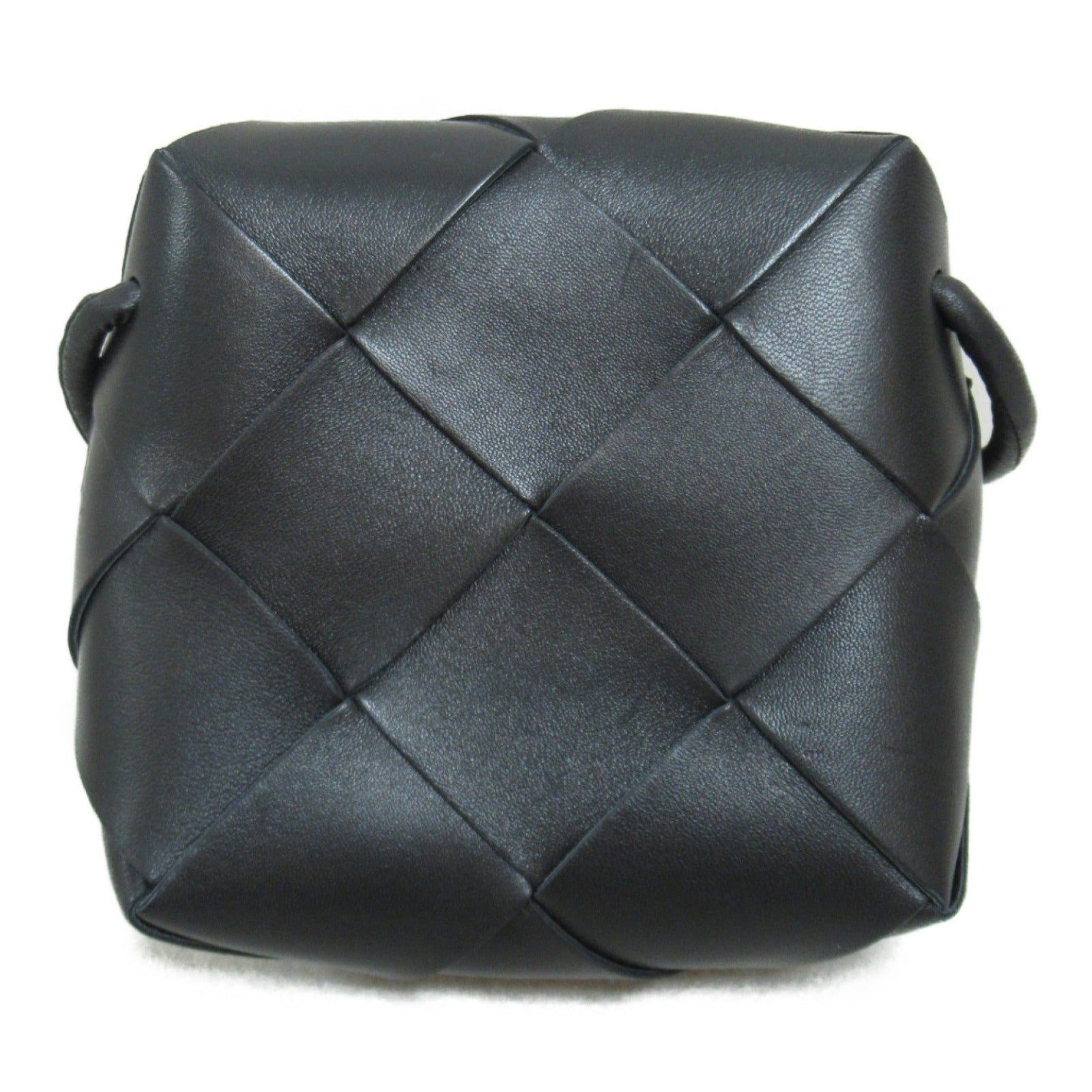 Bottega Veneta Lambskin Shoulder Bag Black