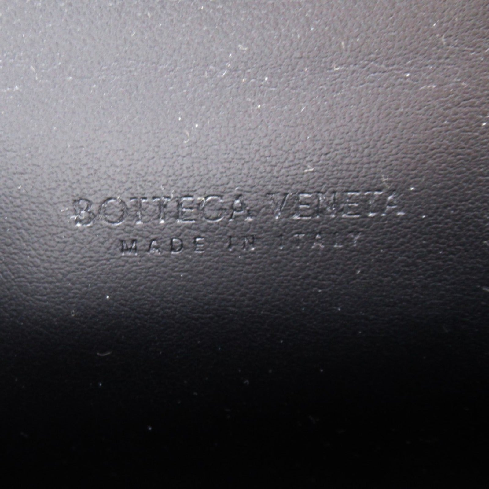 Bottega Veneta Lambskin Card Case Black