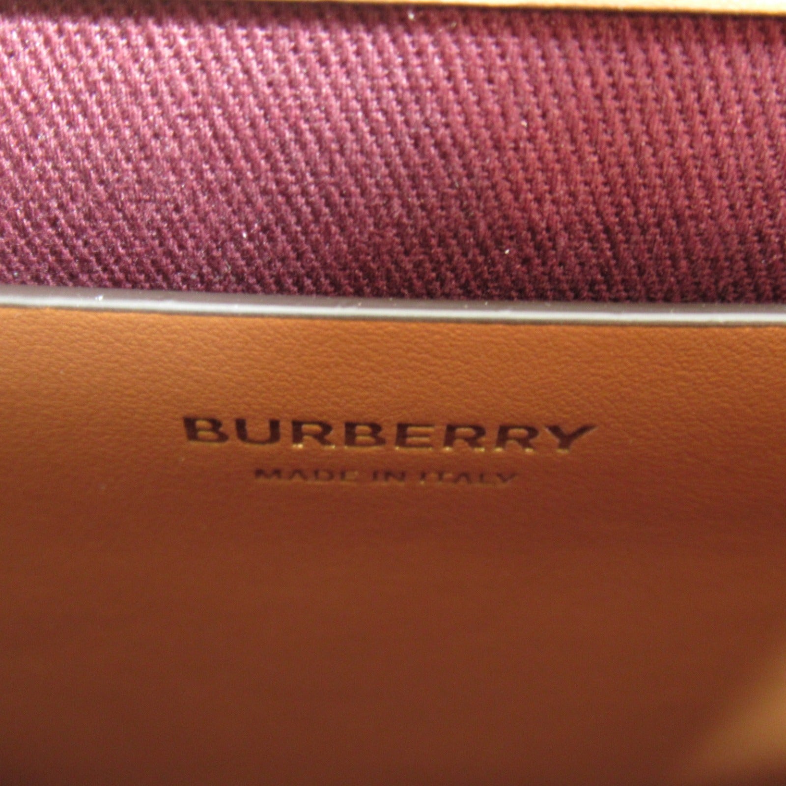 Burberry PVC Coated Canvas Shoulder Bag