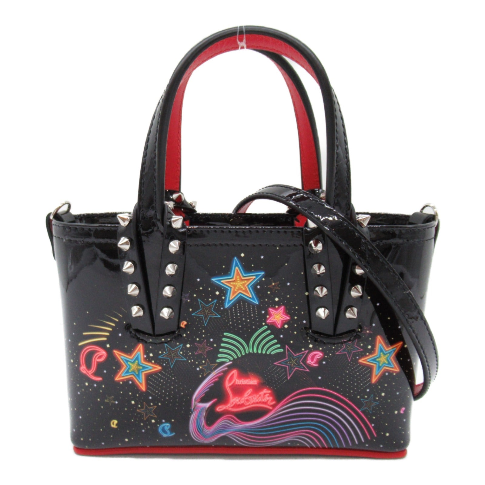 Christian Louboutin Patent Leather Batta Nano Starlight 2way Shoulder Bag