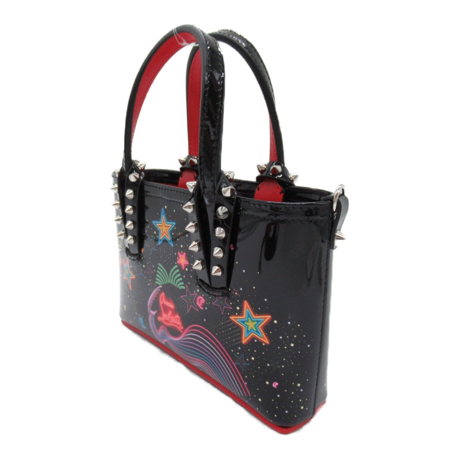 Christian Louboutin Patent Leather Batta Nano Starlight 2way Shoulder Bag