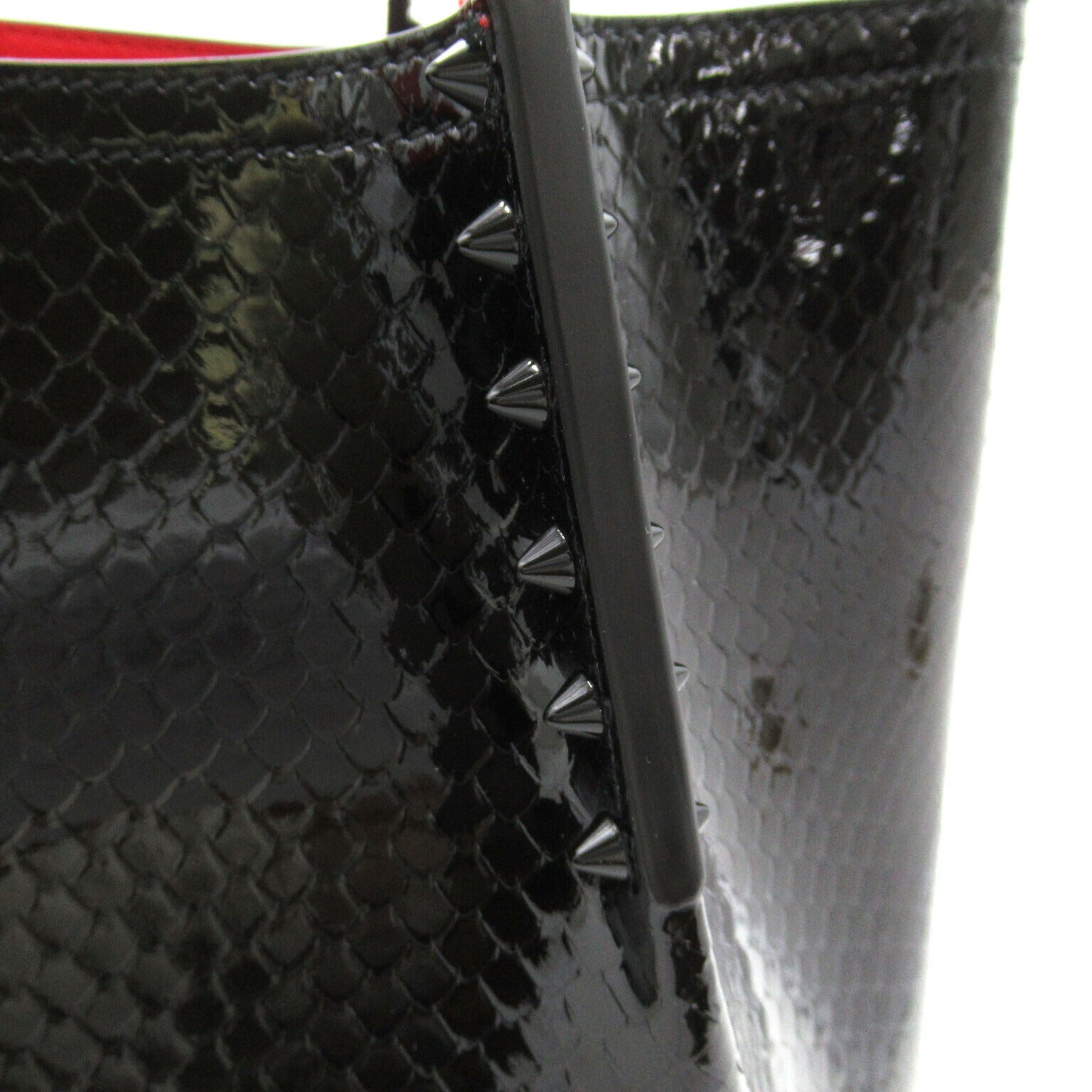 Christian Louboutin Leather Tote Bag Black