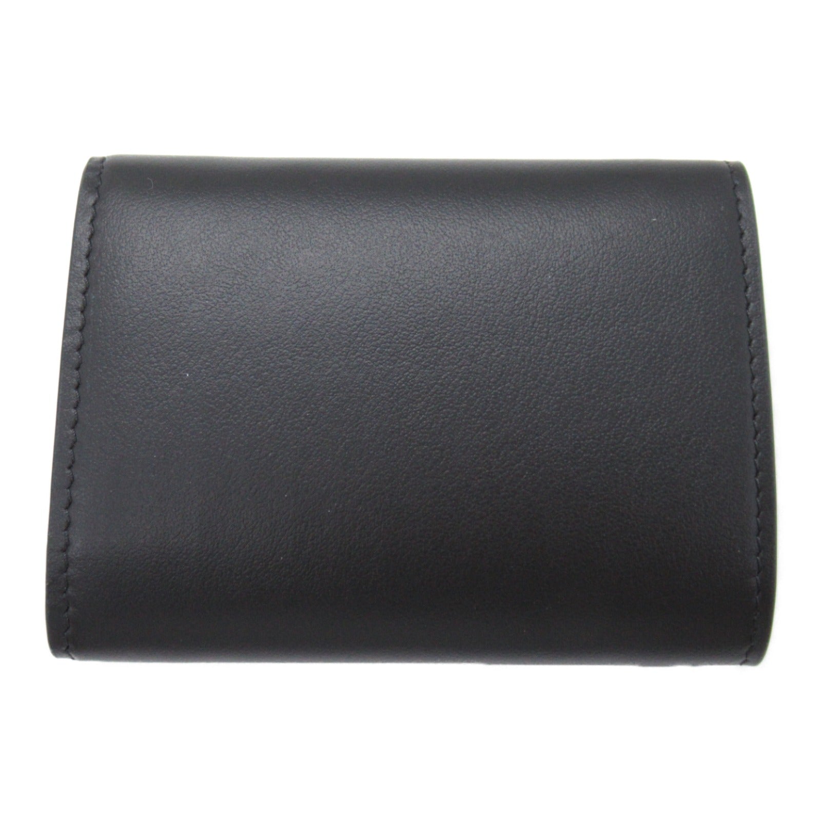 Christian Louboutin Leather Tri-fold Wallet Black/Gold