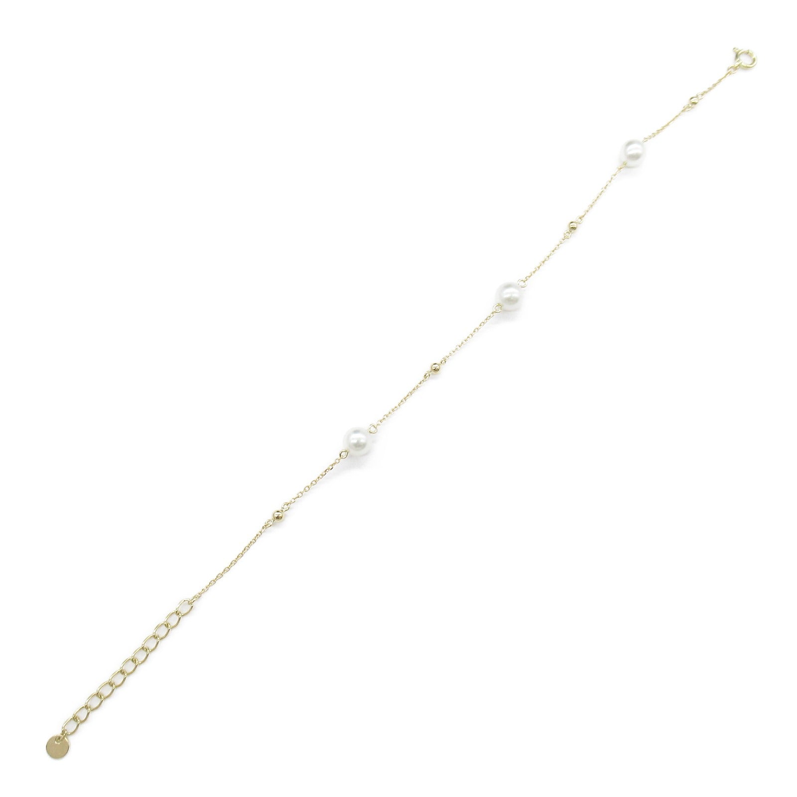 MIKIMOTO Pearl Bracelet K18 Yellow Gold