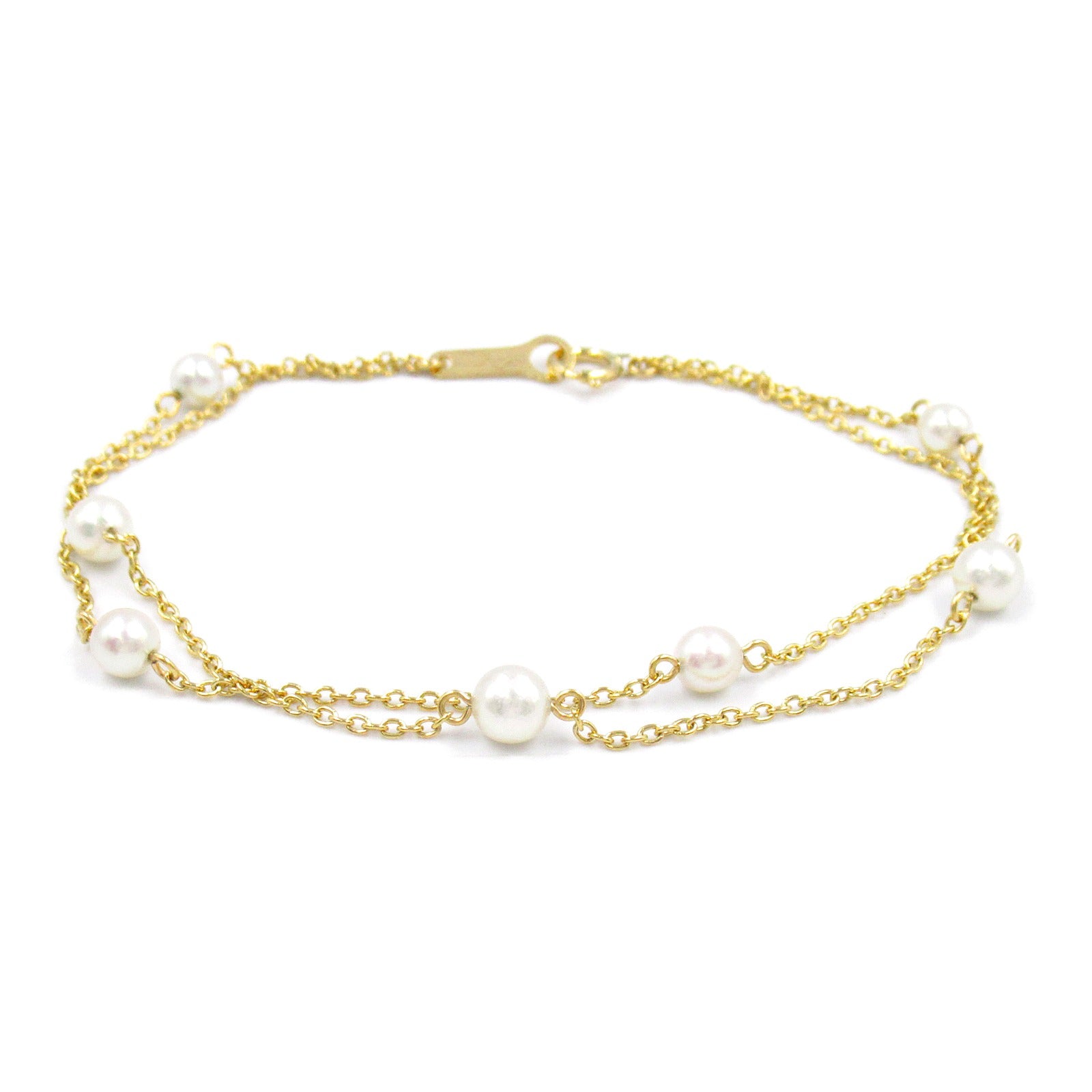 Tasaki Pearl Bracelet K18 Yellow Gold