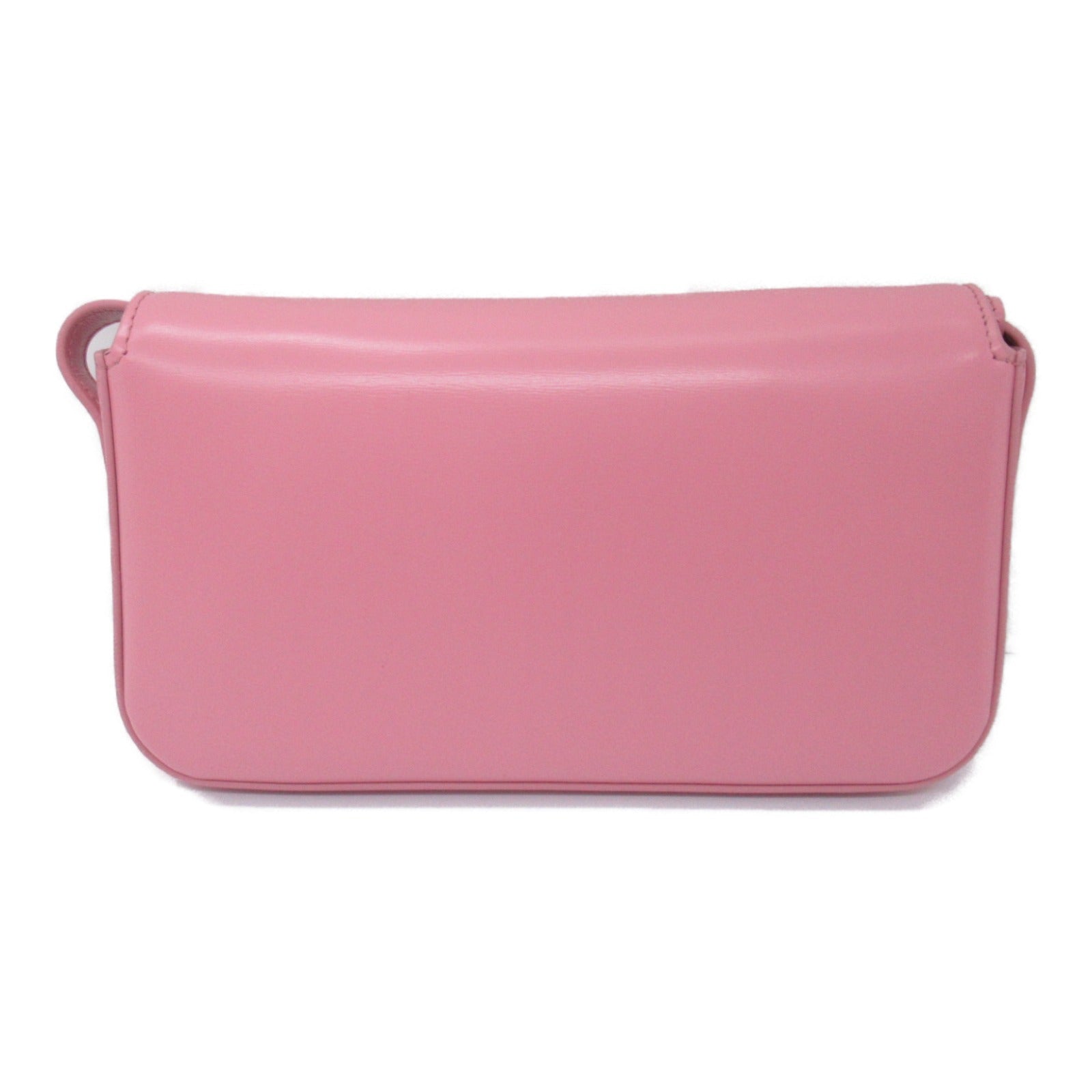 Celine Triomphe Leather Shoulder Bag Pink